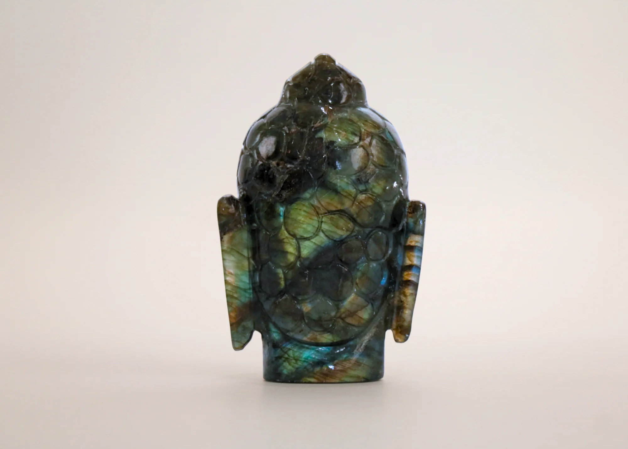 Buddha Head - Labradorite (11 cm)、mySite、topwebapps