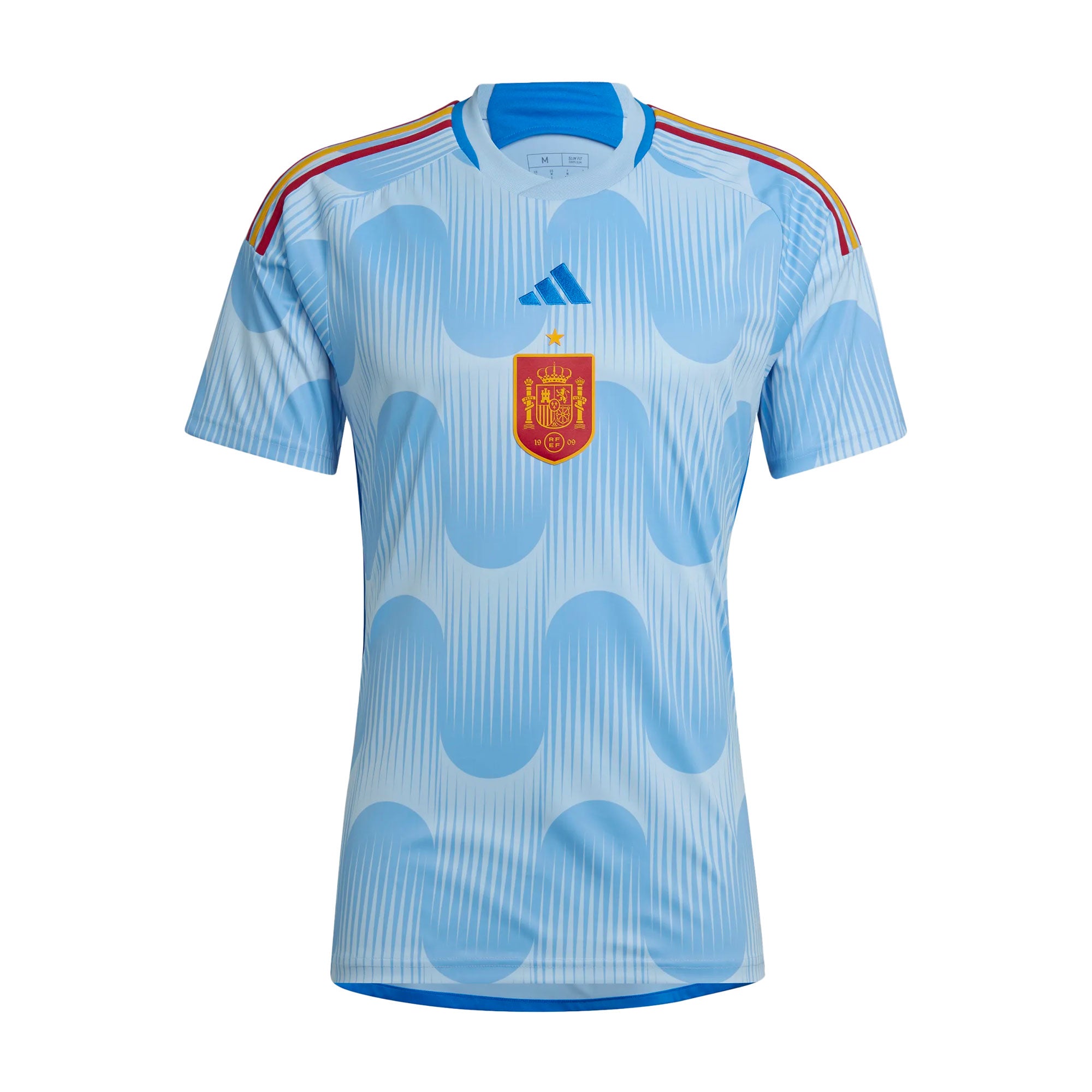 adidas Men's Spain 2022/23 Away Jersey Glow Blue、mySite、bottomscart