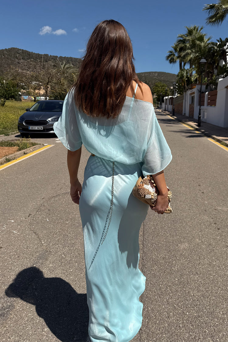 Blue Chiffon Tilly Dress、mySite、solidvoid