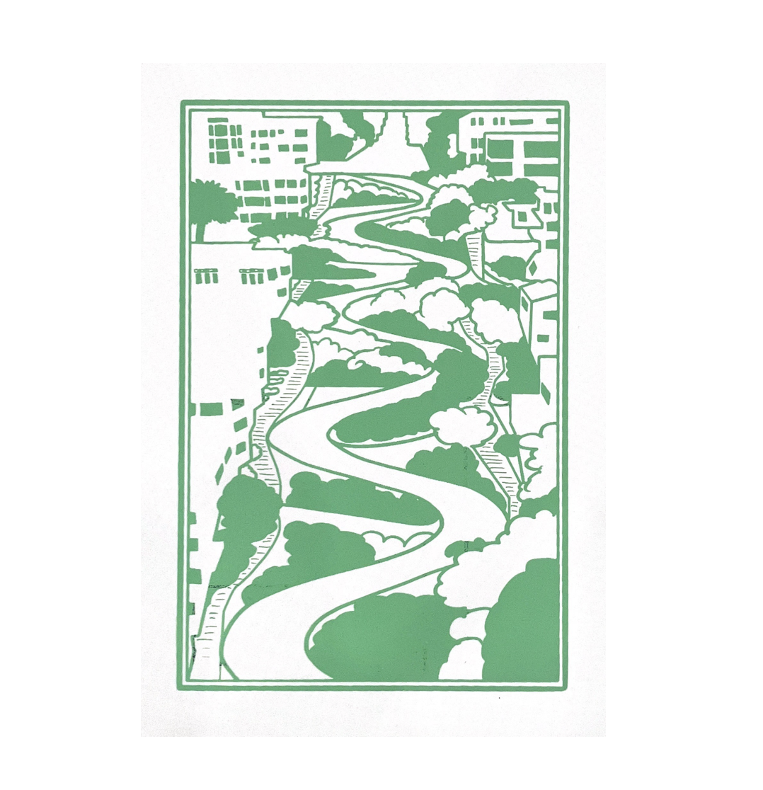 Anne Breedlove - Lombard Street Postcard 1 - A7、mySite、garagedoors4me