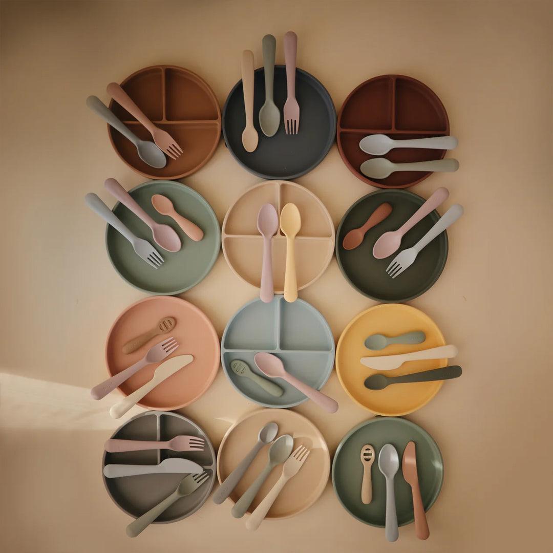  Mushie Silicone Plate - Shifting Sand、mySite、merchandisen