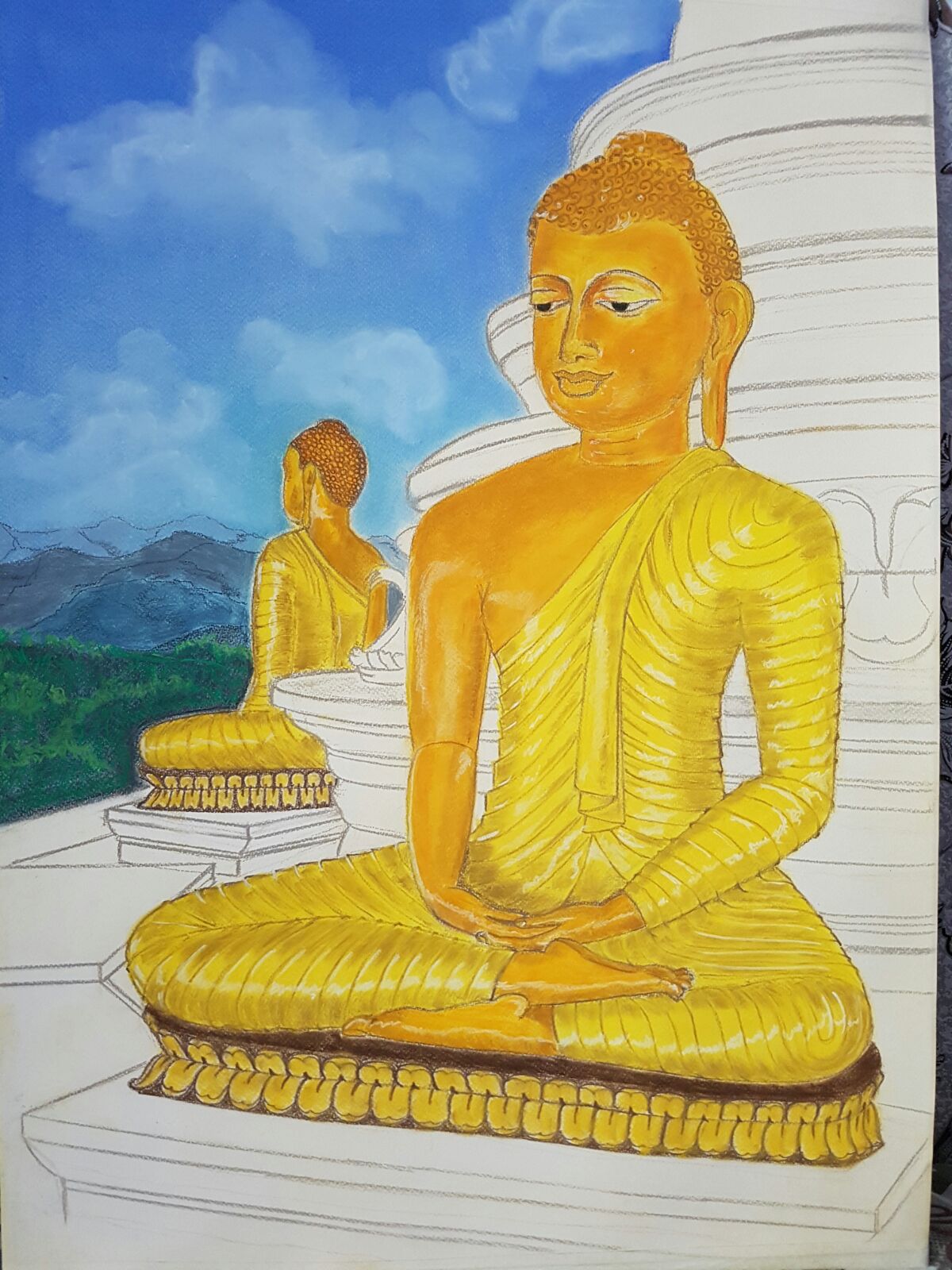 Golden Buddha in Pagoda (Original by Svitlana Babayeva)、mySite、topwebapps