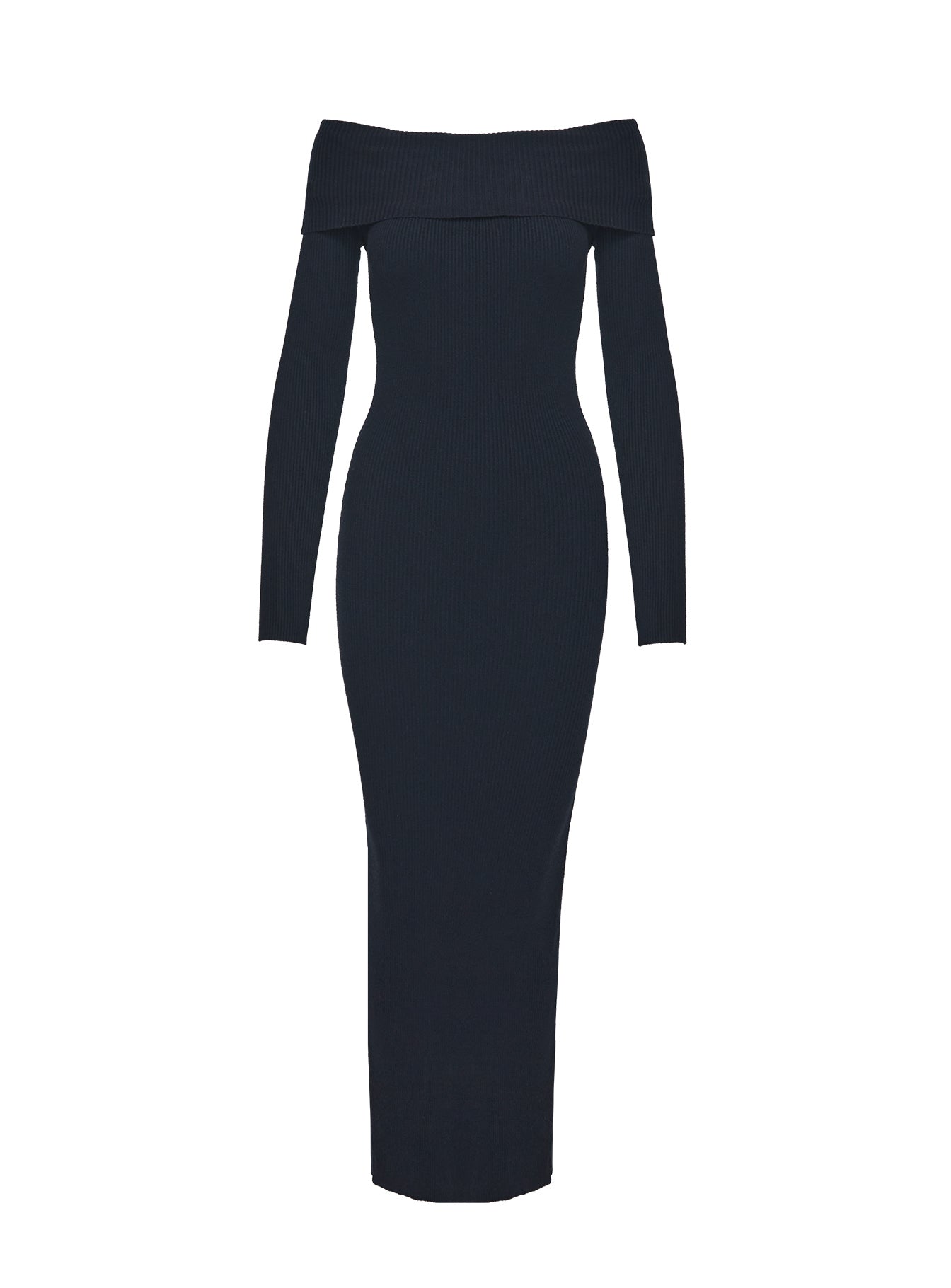 Phylis Off The Shoulder Maxi Dress Black、mySite、solidvoid