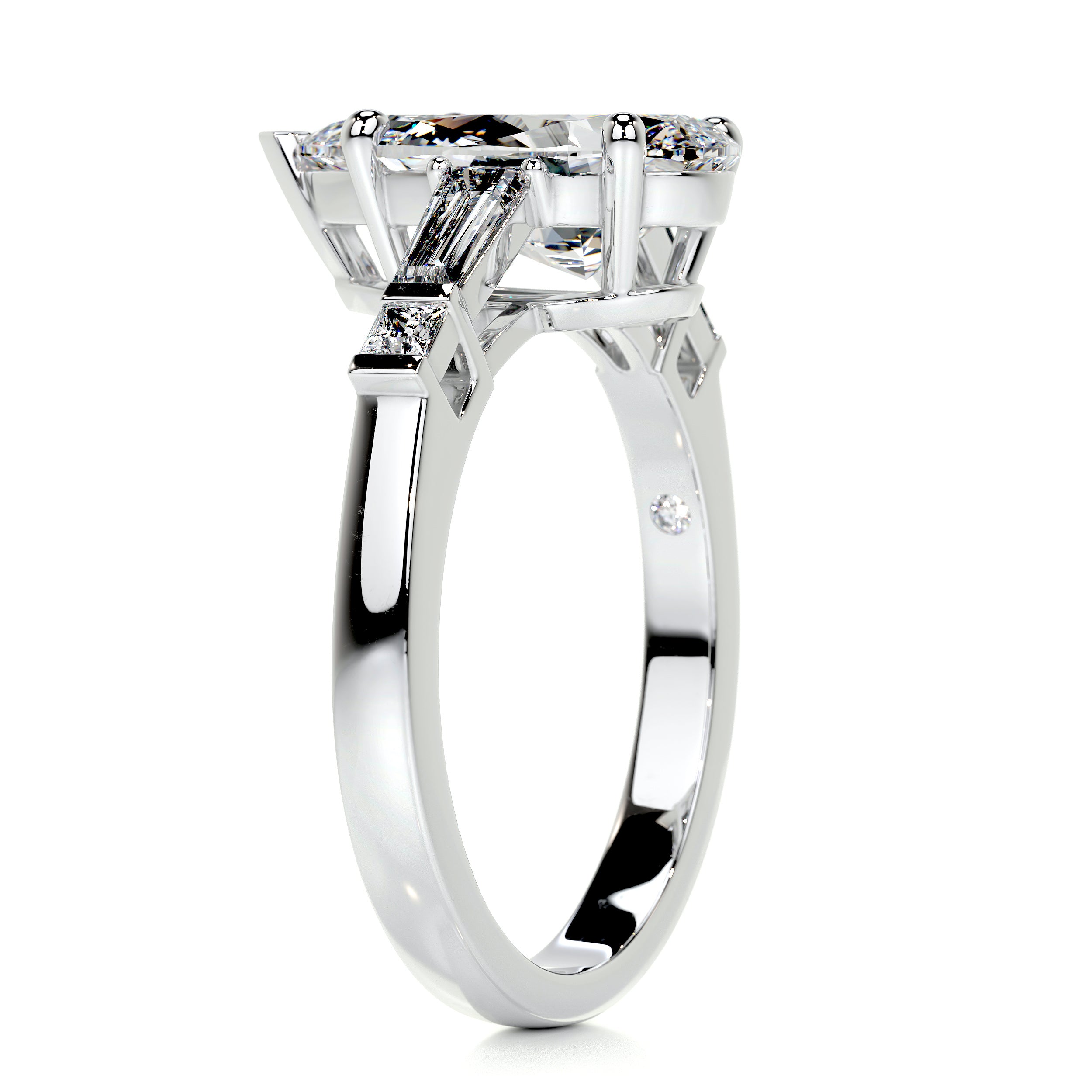 Keyshawna Diamond Engagement Ring -18K White Gold、mySite、hinf8tx79