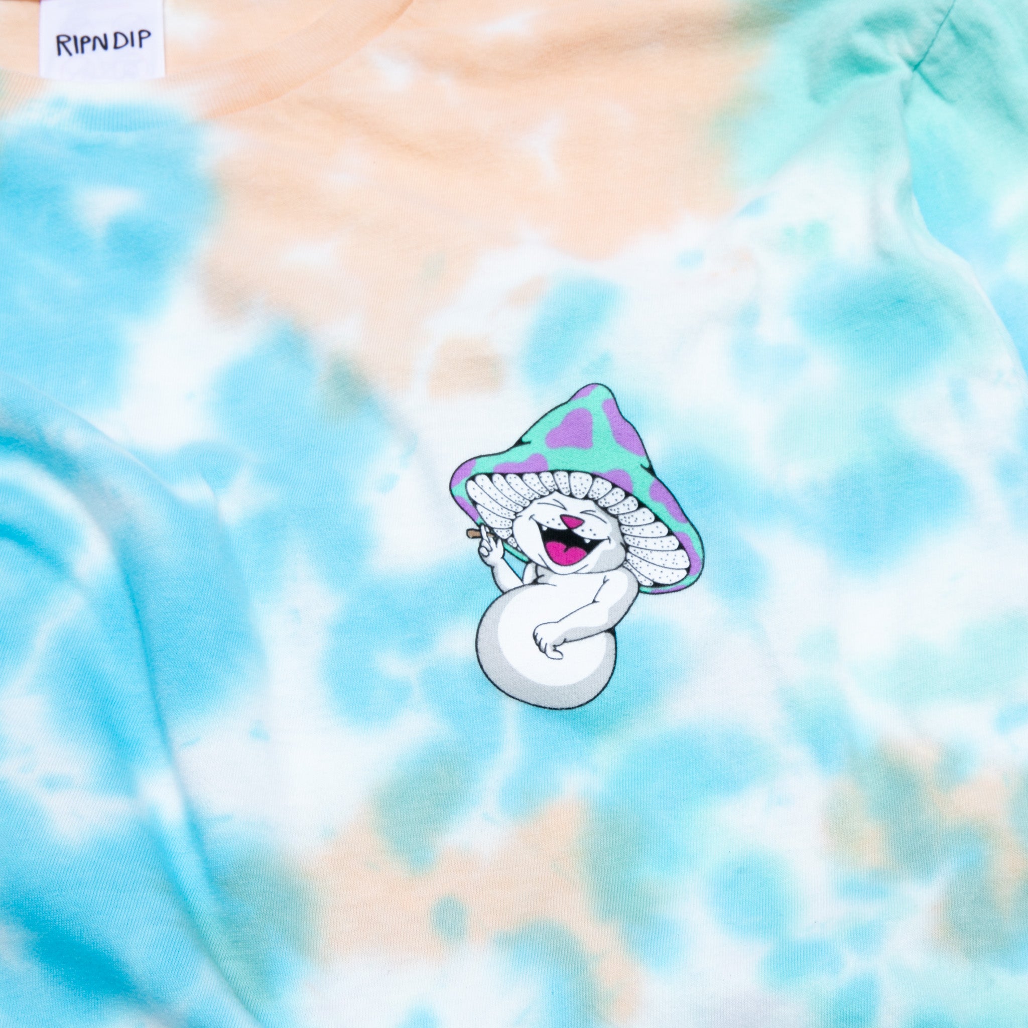  Kaleidoscopic Long Sleeve (Light Blue/Peach Tie Dye)、mySite、merchandisen