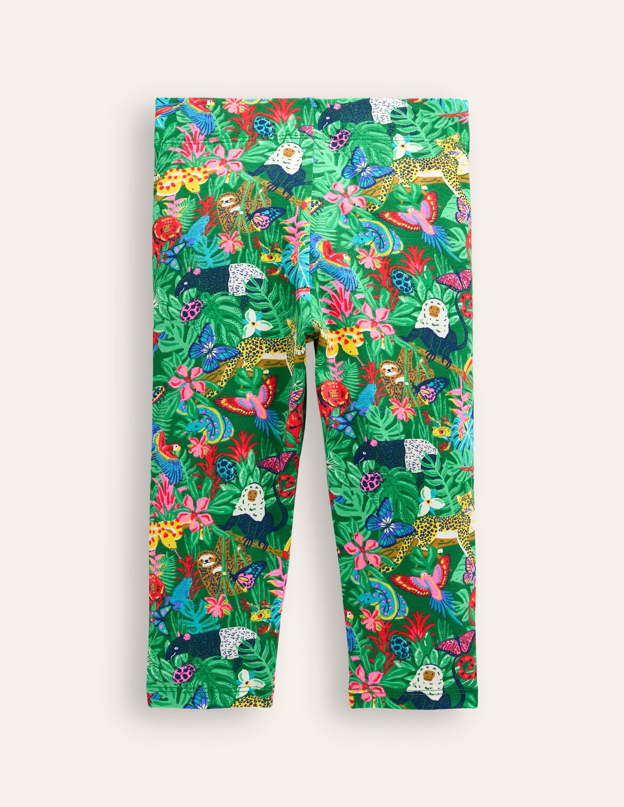  Fun Cropped Leggings-Spruce Green Rainforest、mySite、ashleygrahame