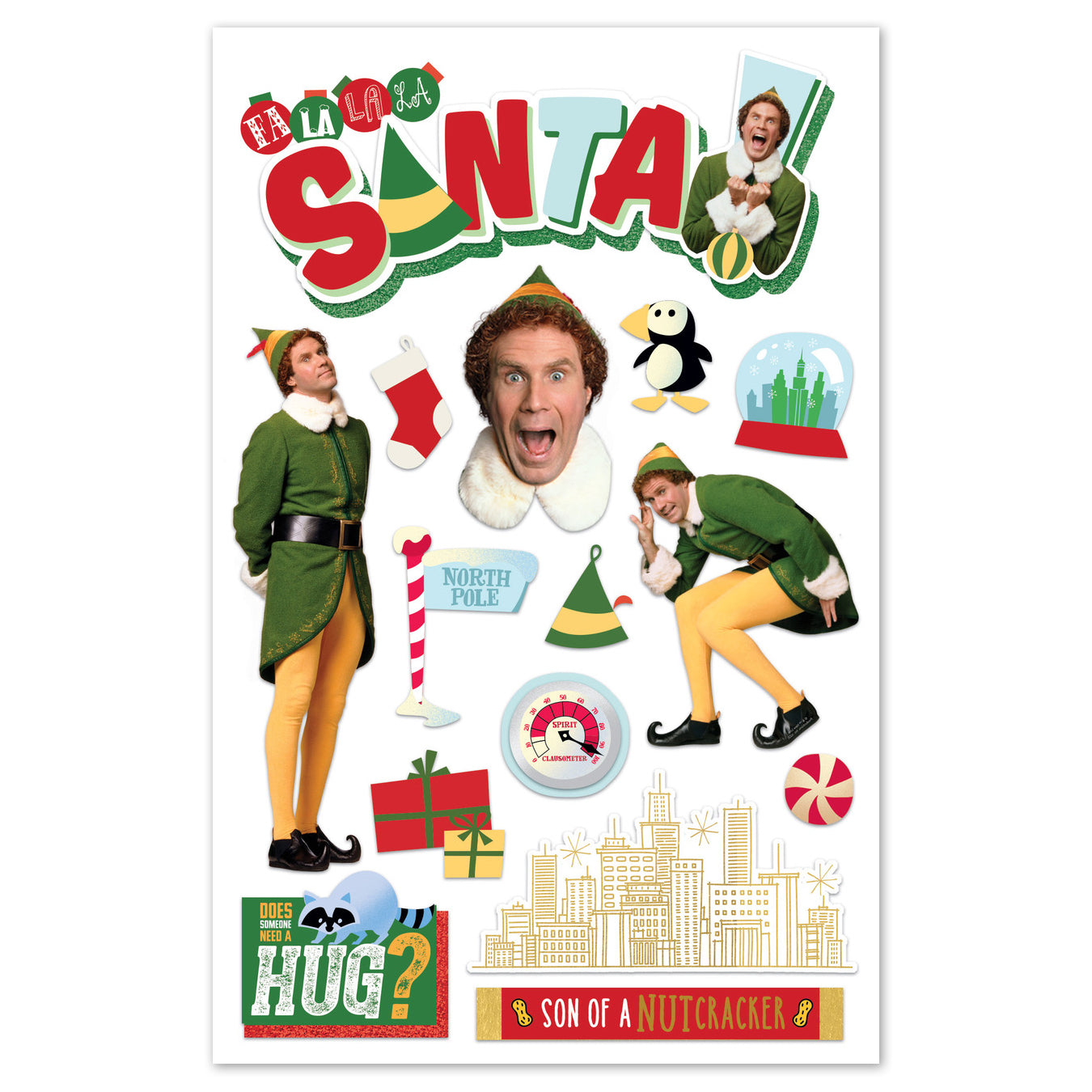  Elf 3-D Stickers、mySite、ghnorth