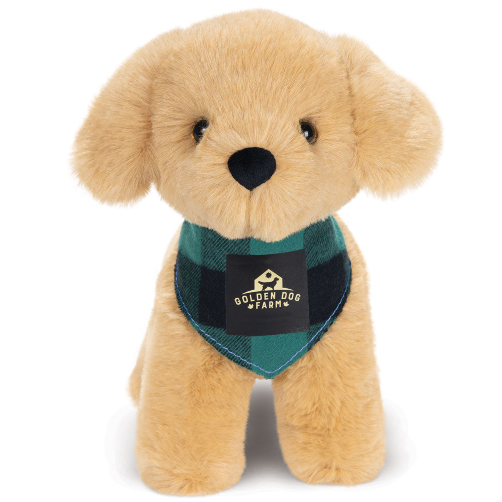 8 in. Golden Dog Farm Puppy, Green Buffalo、mySite、g9winljtr