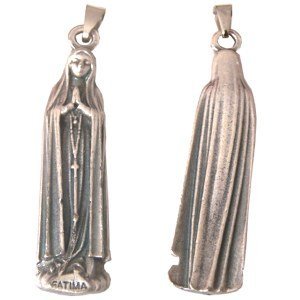 Blessed Mother apparition in Fatima 1917 - Pewter (5.3cm-2)、mySite、topwebapps