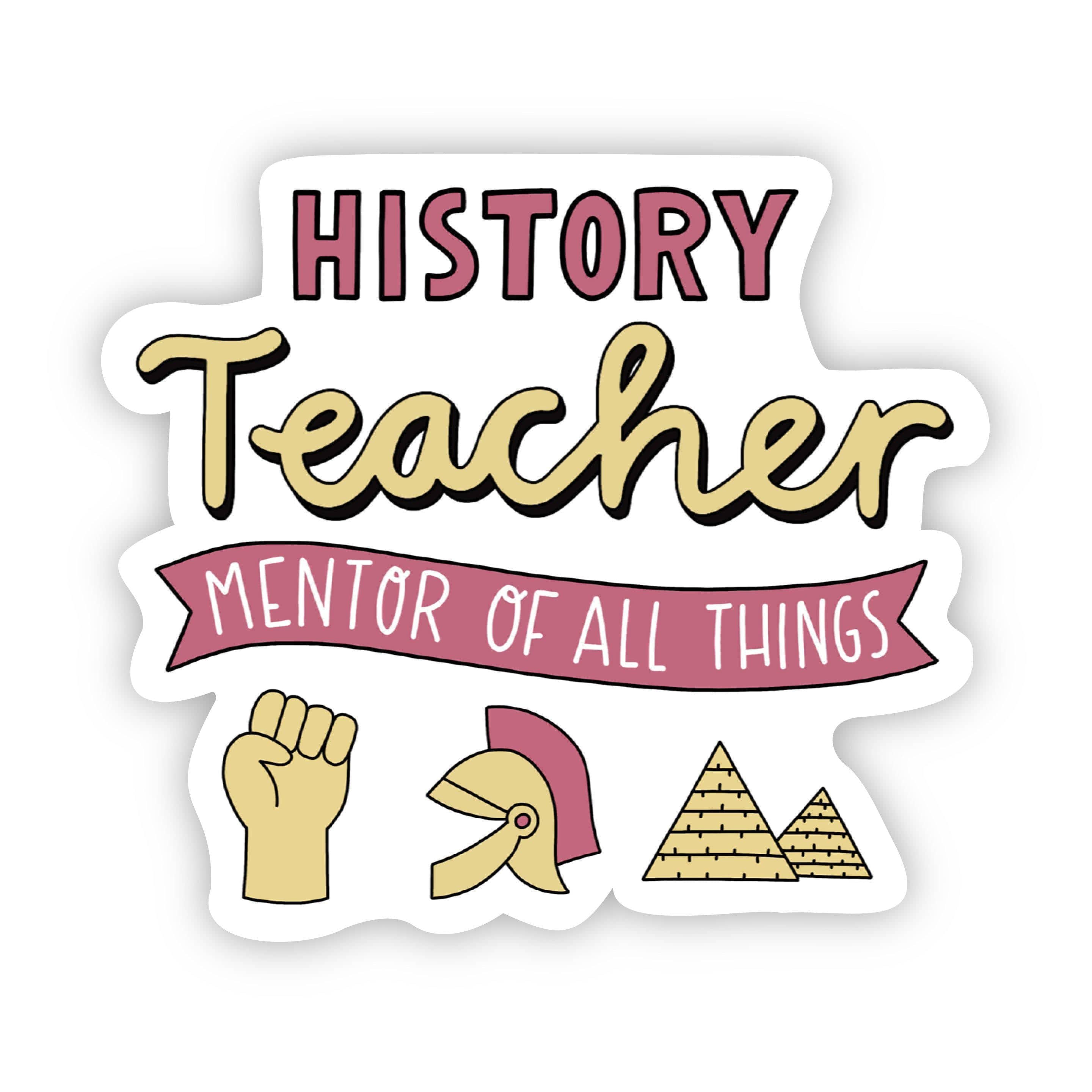  History Teacher Sticker、mySite、elrpsem3k