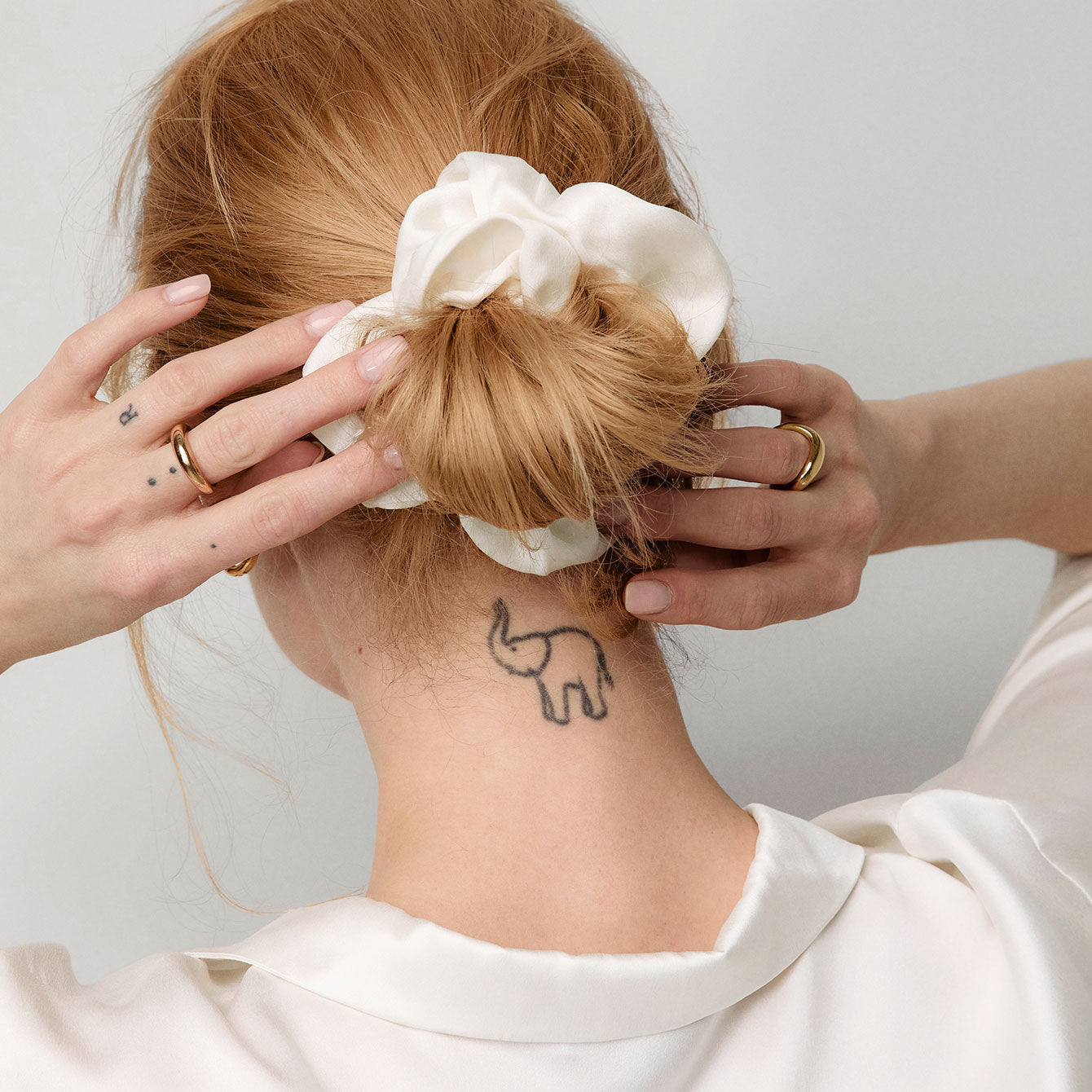 Washable Silk Classic Scrunchie、mySite、bengalsvssteelers