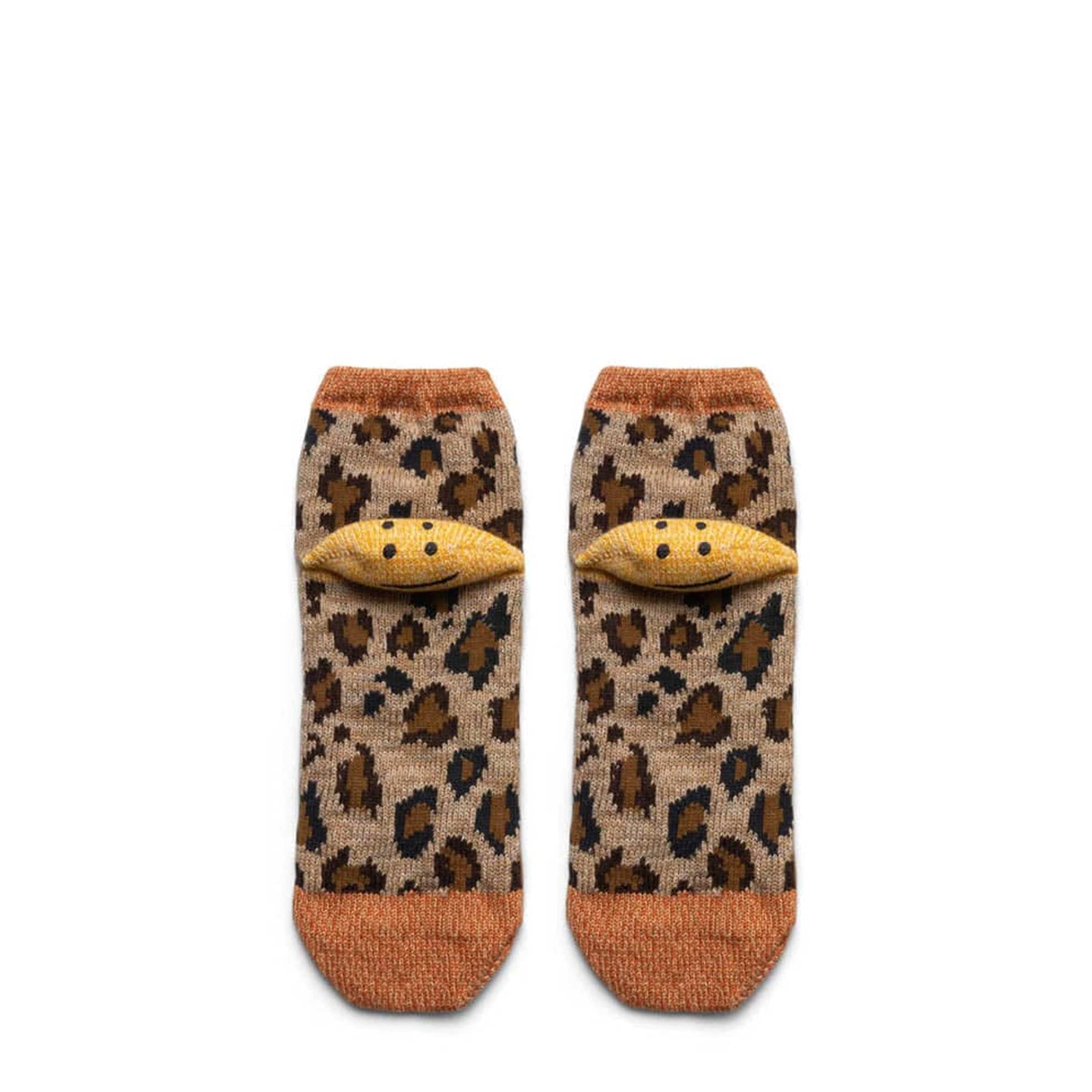 84 YARNS RAINBOW HAPPY HEEL LEOPARD ANKLE SOCKS、mySite、zt4zffjzw