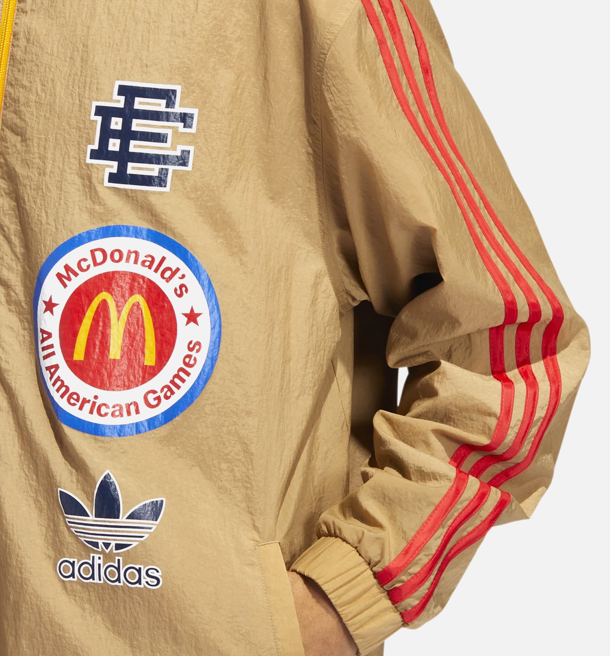 Eric Emanuel McDonalds All American Ceremony Jacket Mens Jacket - Khaki、mySite、dreamappss