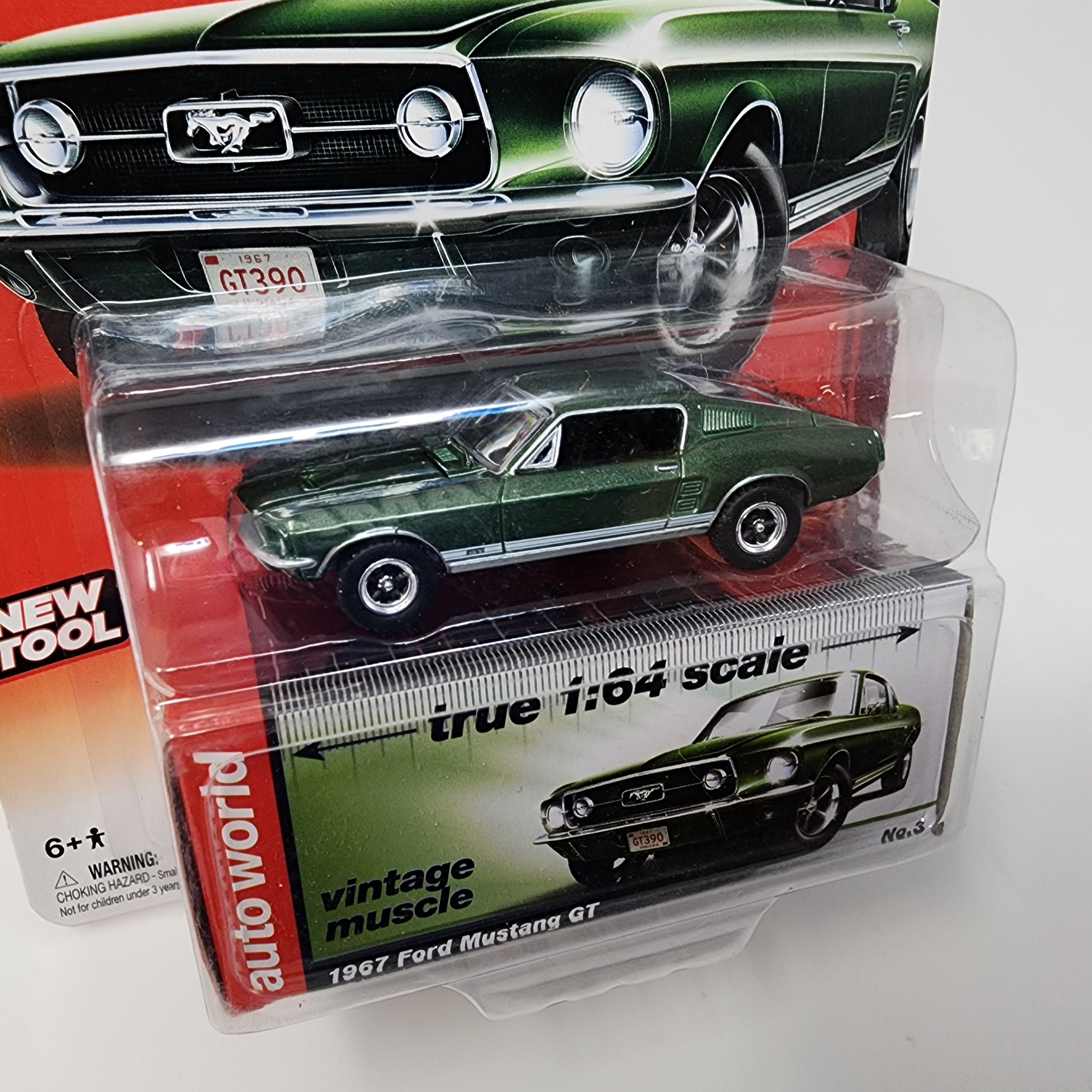 1967 Ford Mustang GT * Green * Auto World Vintage Muscle、mySite、hgirdovlk