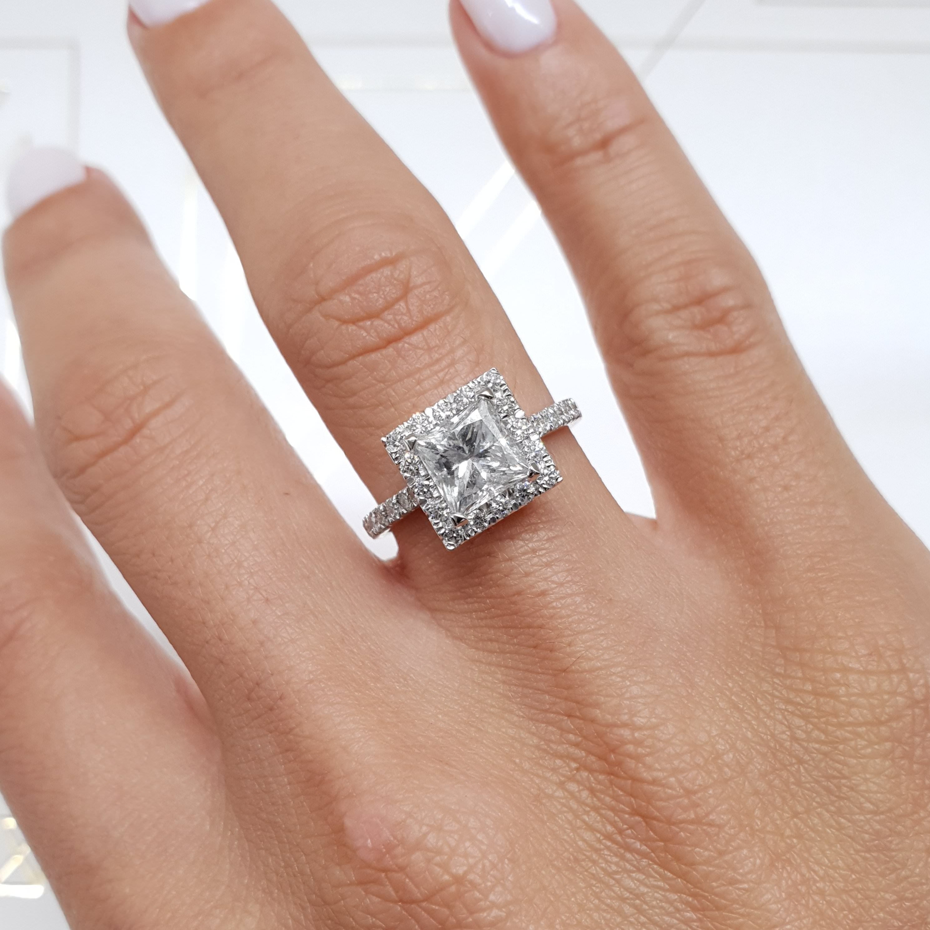 Patricia Diamond Engagement Ring -Platinum、mySite、hinf8tx79
