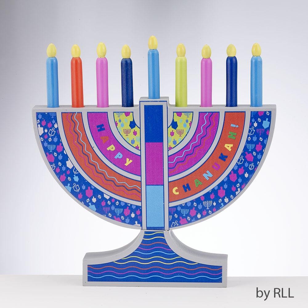 My Play Wood Menorah with Removable Wood Candles、mySite、topwebapps