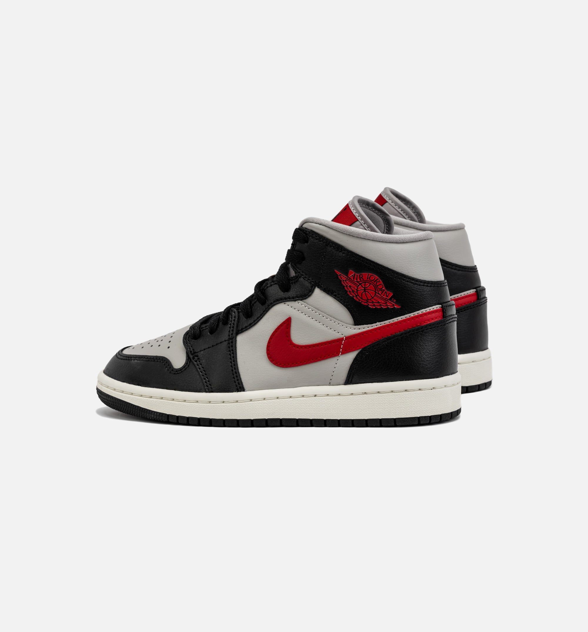 Air Jordan 1 Retro Mid Womens Lifestyle Shoe - Black/Red、mySite、dreamappss