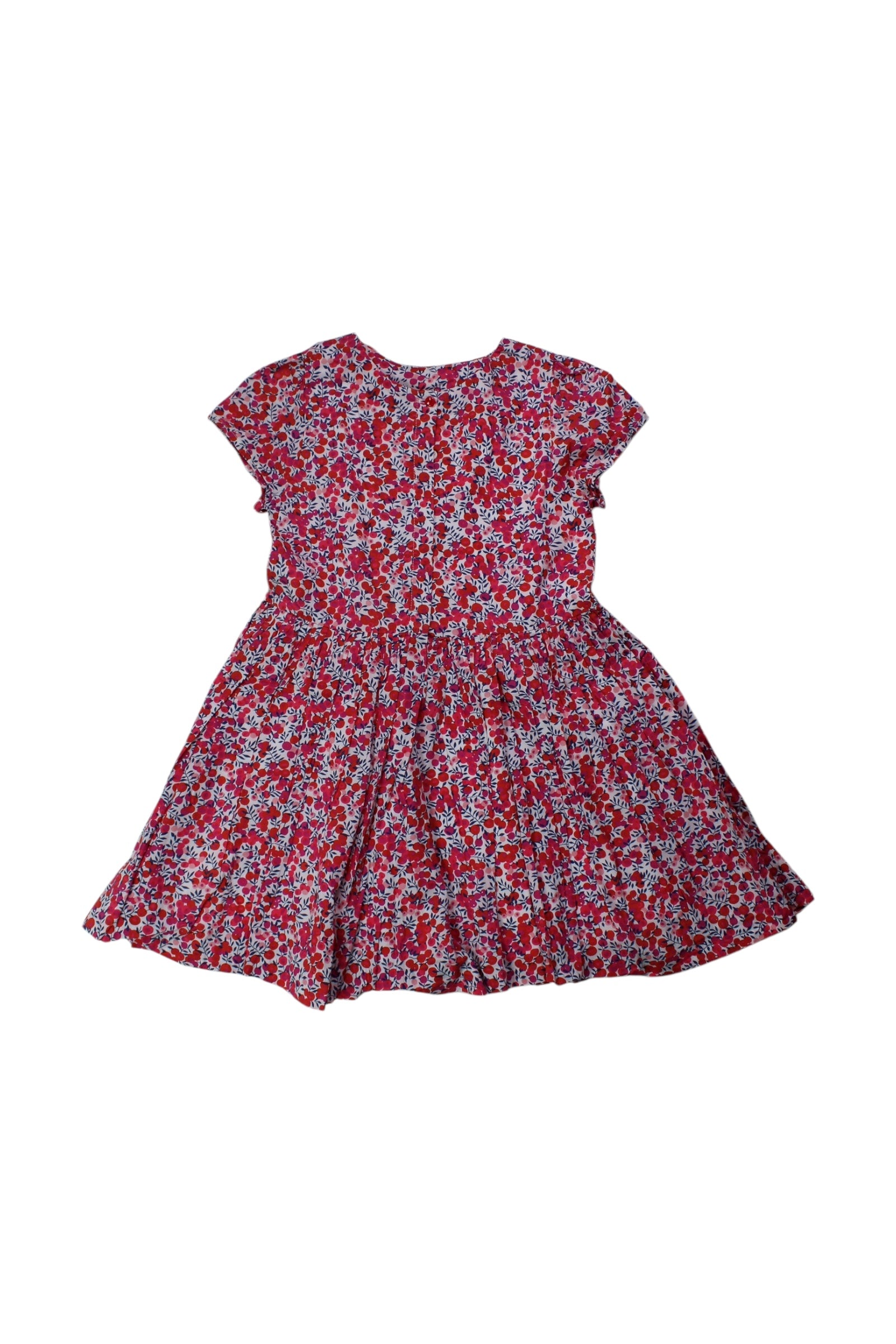 Jacadi Floral Short Sleeve Dress - 6T、mySite、g9winljtr