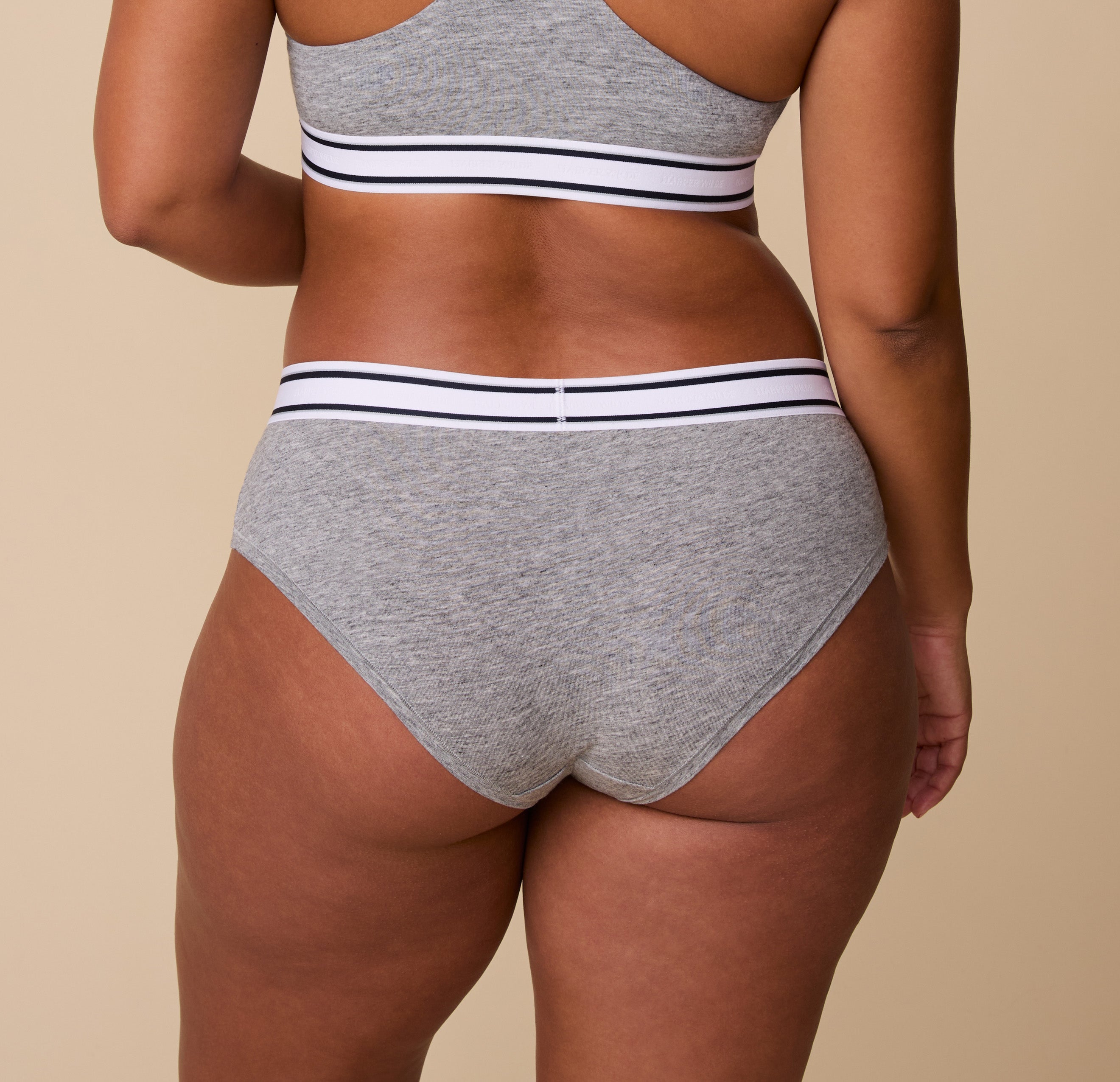 Cloud Cotton Retro Hiphugger - Heather Charcoal、mySite、bengalsvssteelers