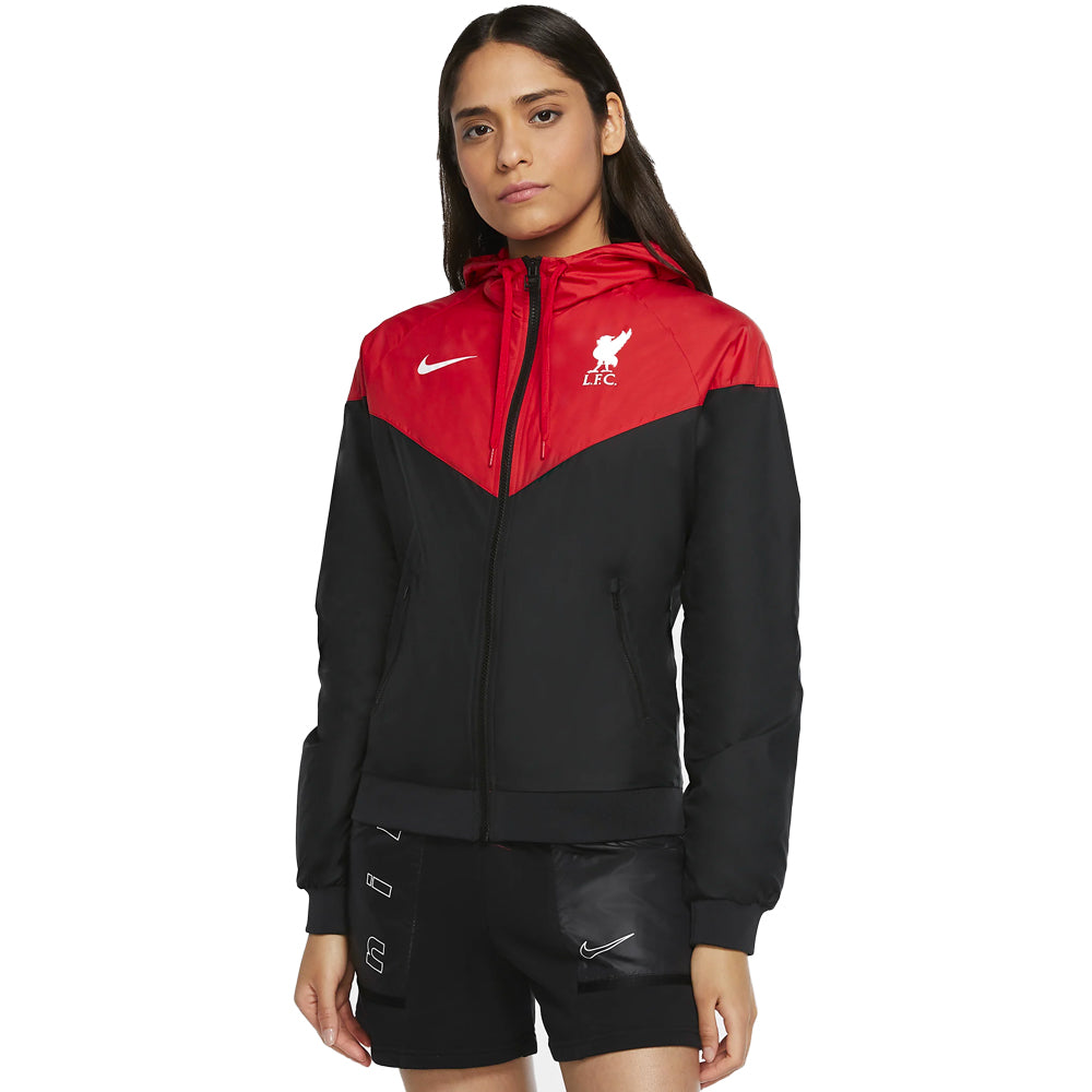Nike Women's Liverpool FC Windrunner Jacket Black/University Red、mySite、noshort