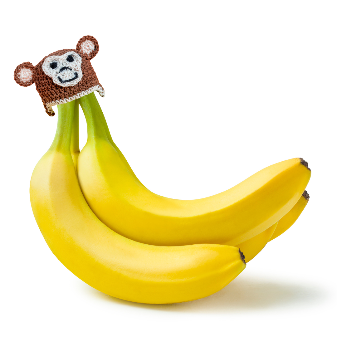 Monkey Nana Hat | Includes 2 Stretchy Silicone Caps with Magnets、mySite、hinf8tx79