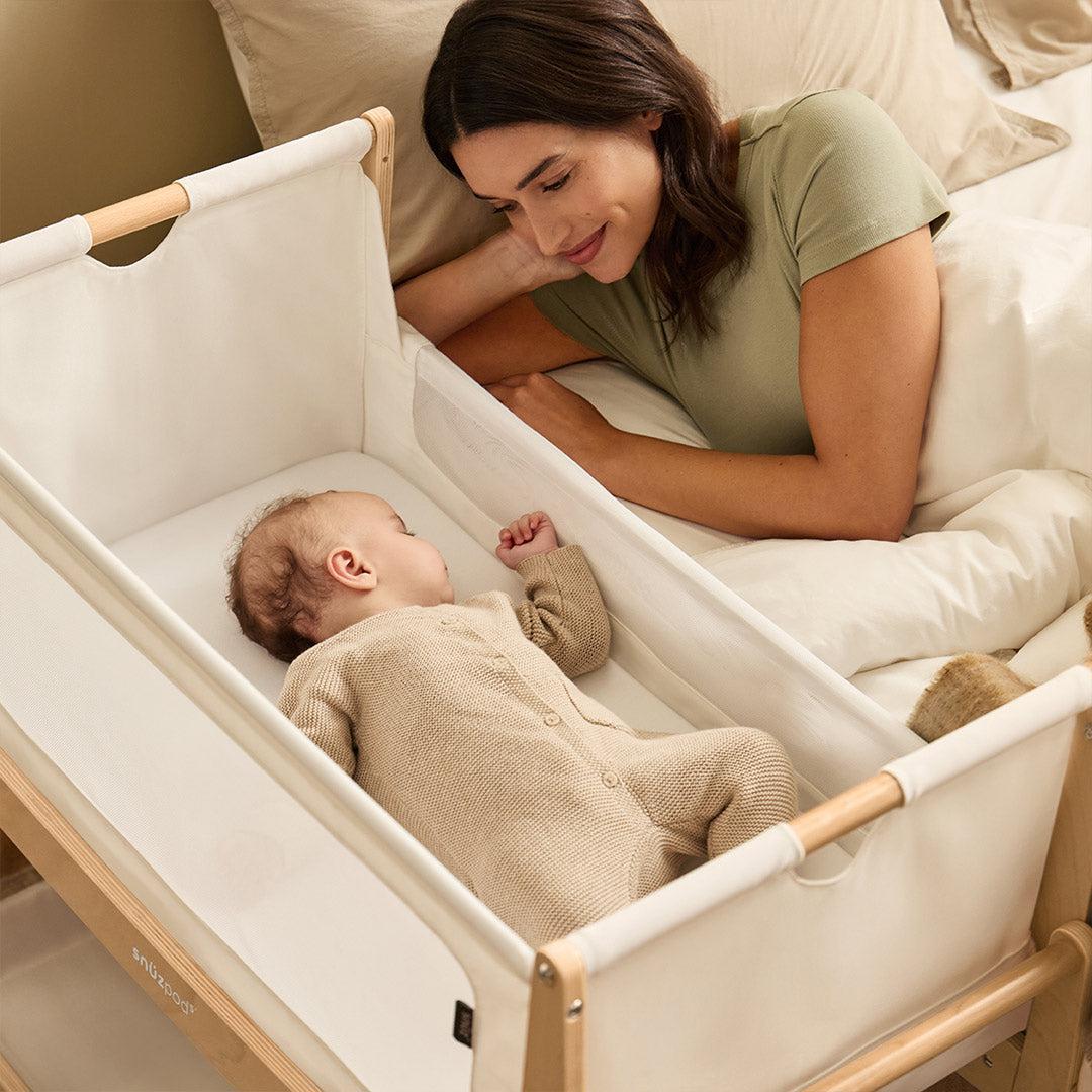  SnuzPod 5 Bedside Crib - Natural、mySite、merchandisen