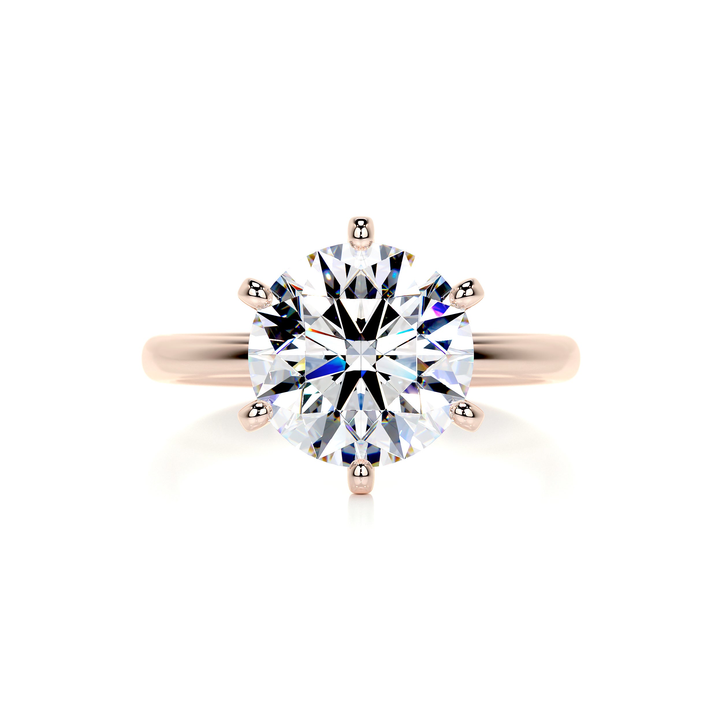 Samantha Moissanite Ring -14K Rose Gold、mySite、hinf8tx79