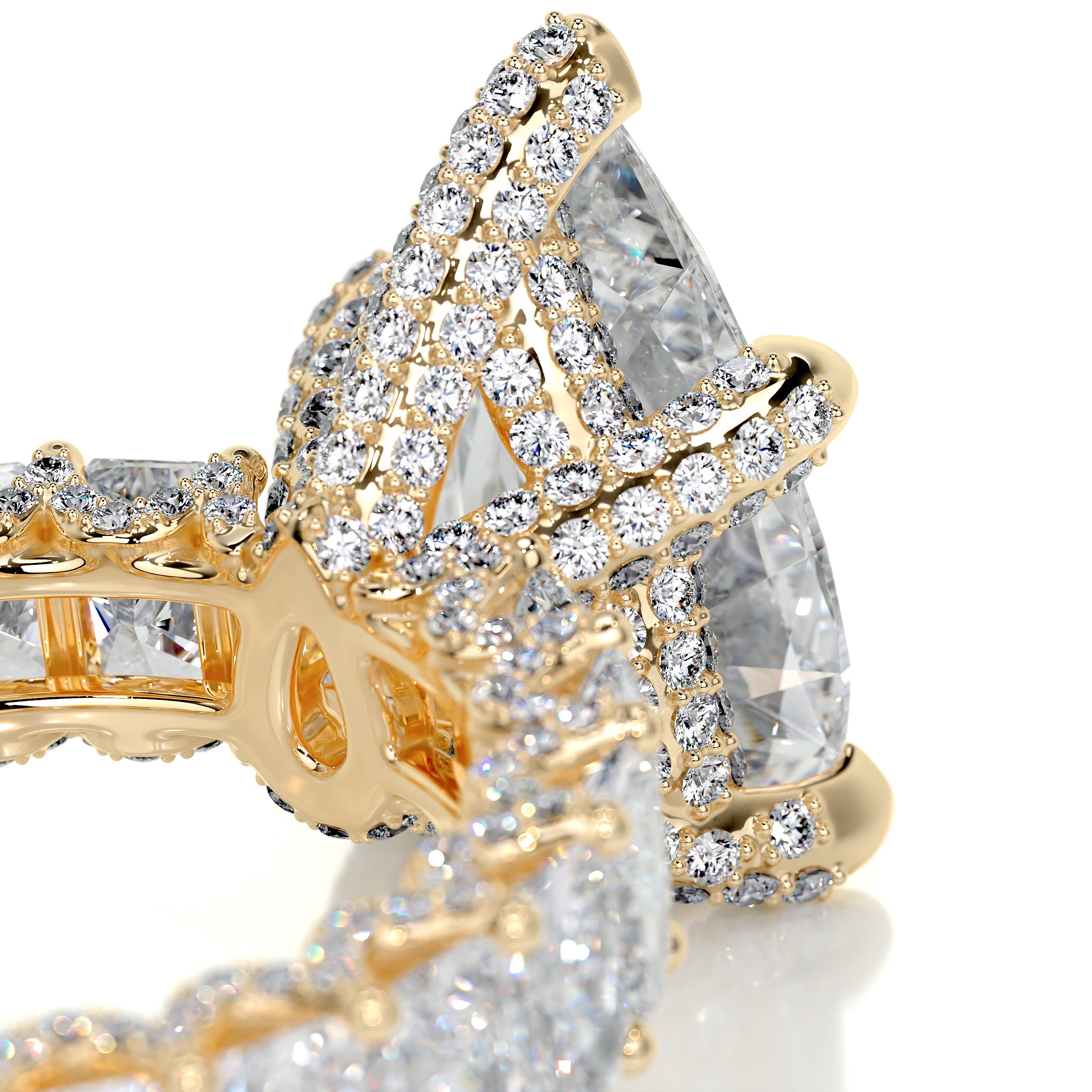 Arabella Diamond Engagement Ring -18K Yellow Gold、mySite、hinf8tx79