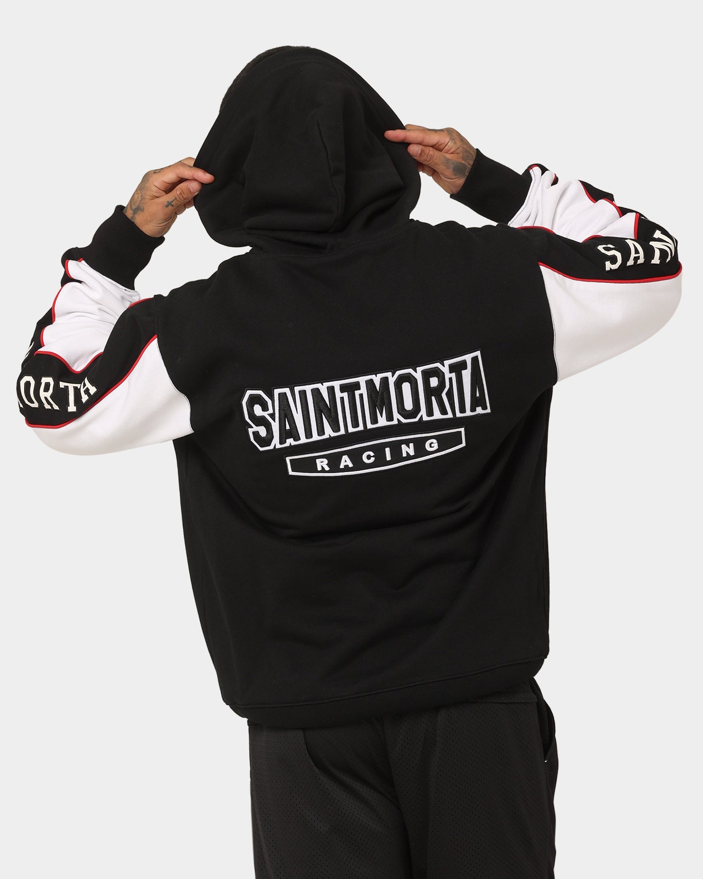Saint Morta Pro Racing Hoodie Black、mySite、zt4zffjzw