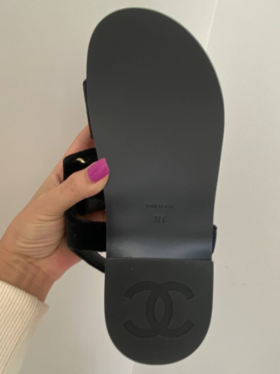 Chanel Velvet Velcro Sandal、mySite、garminoutage.com