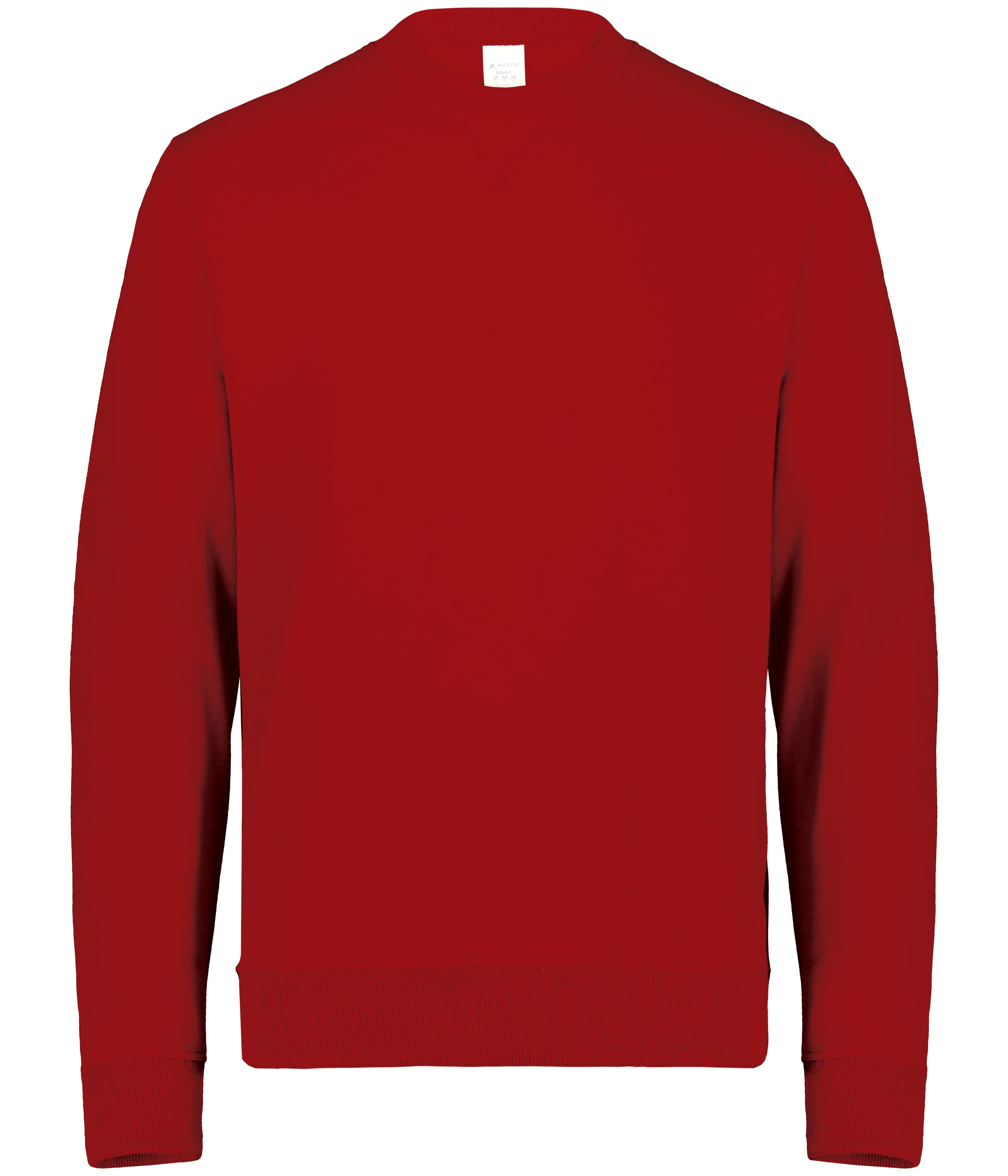 Augusta Youth All-Day Core Basics Fleece Crew - Cherry Red、mySite、noshort