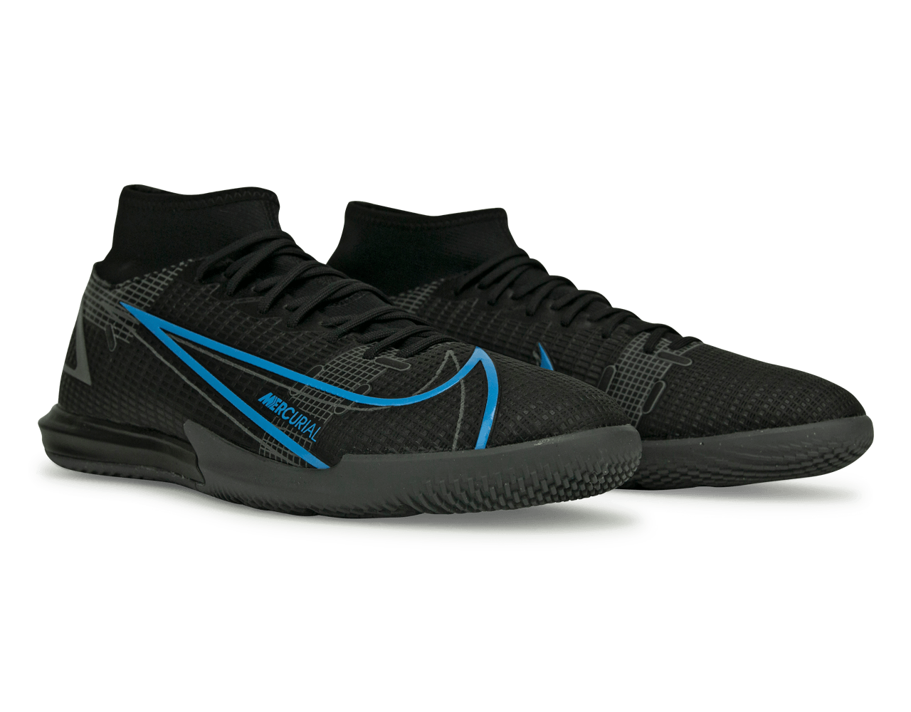 Nike Men's Mercurial Superfly 8 Academy IC Black/Iron Grey、mySite、bottomscart