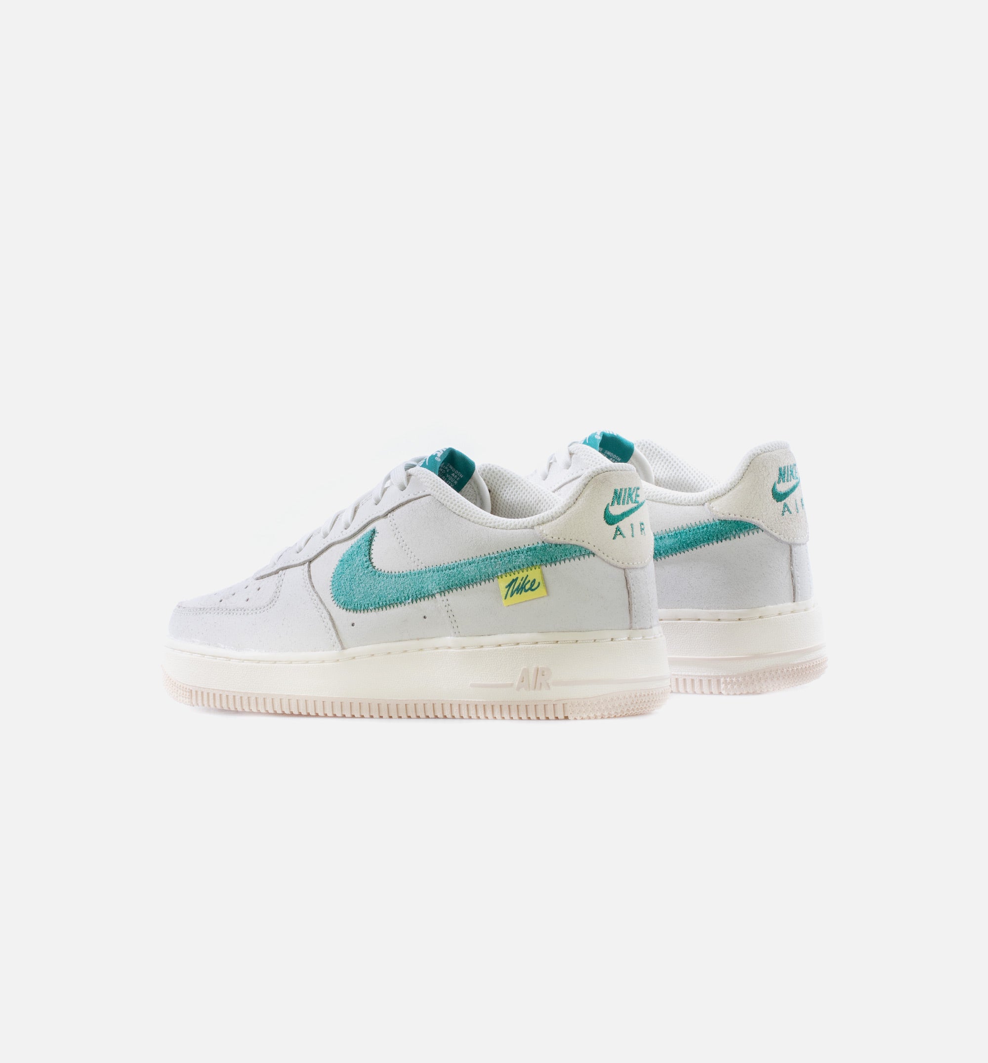 Air Force 1 LV Test of Time Grade School Lifestyle Shoe - Sail/Coconut Milk/Pearl White/Green Noise、mySite、dreamappss