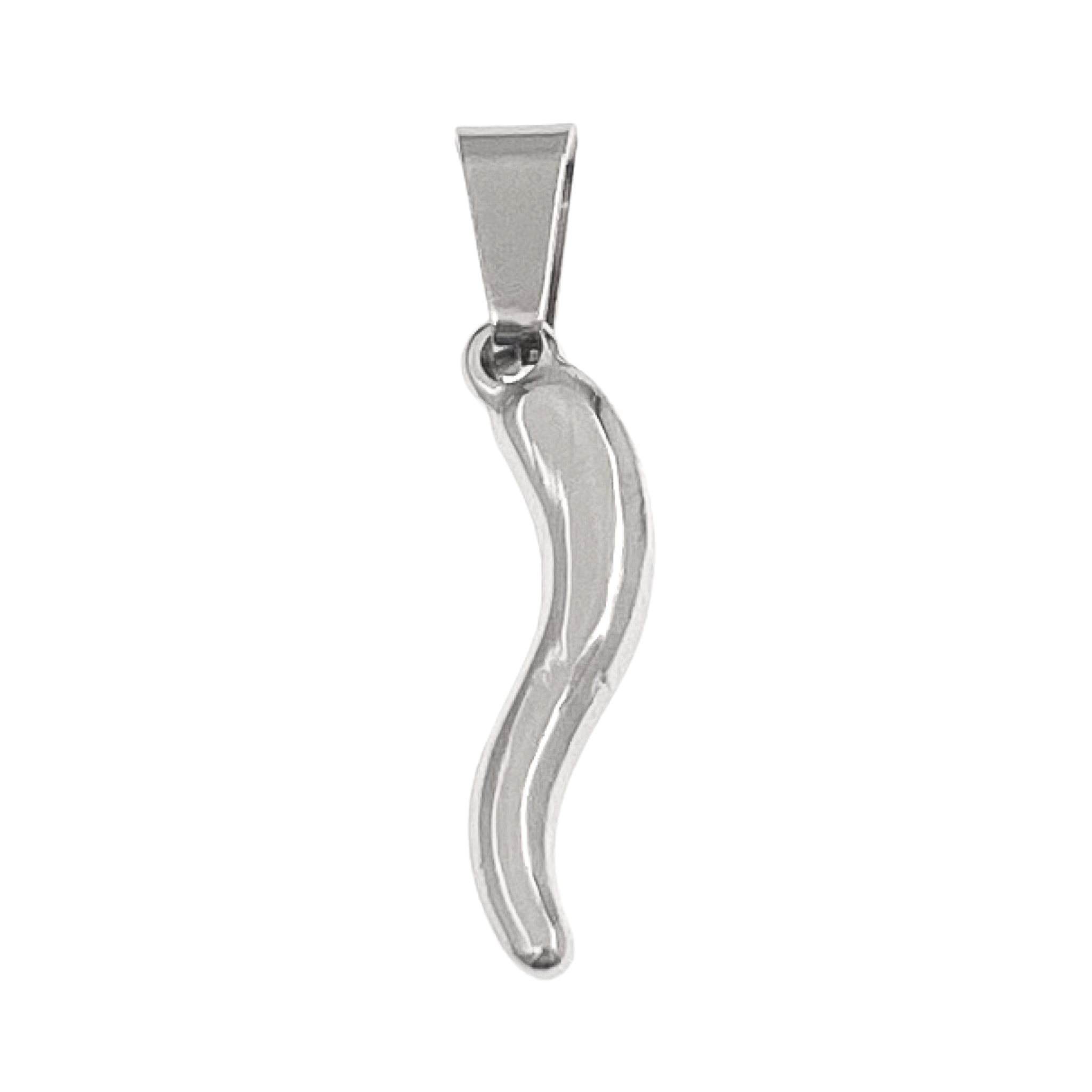 Small Italian Horn Cornicello Stainless Steel Pendant / PDJ5002、mySite、dreamappss
