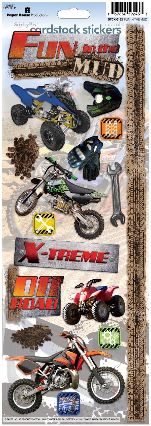  Scrapbook Stickers - Fun in the Mud、mySite、ghnorth