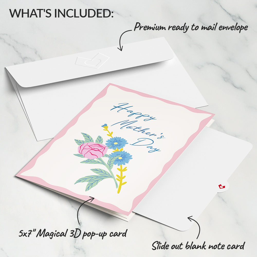 Happy Mother’s Day Flowers Pop-Up Card、mySite、solidvoid