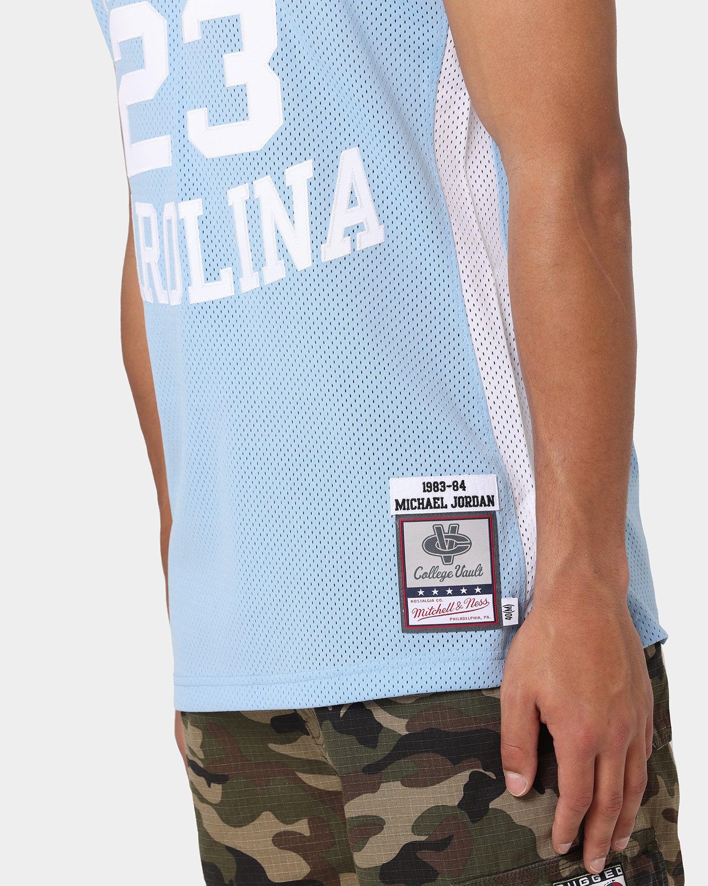 Mitchell & Ness Michael Jordan University of North Carolina Tar Heels '83-'84 Authentic Jersey Light Blue、mySite、zt4zffjzw