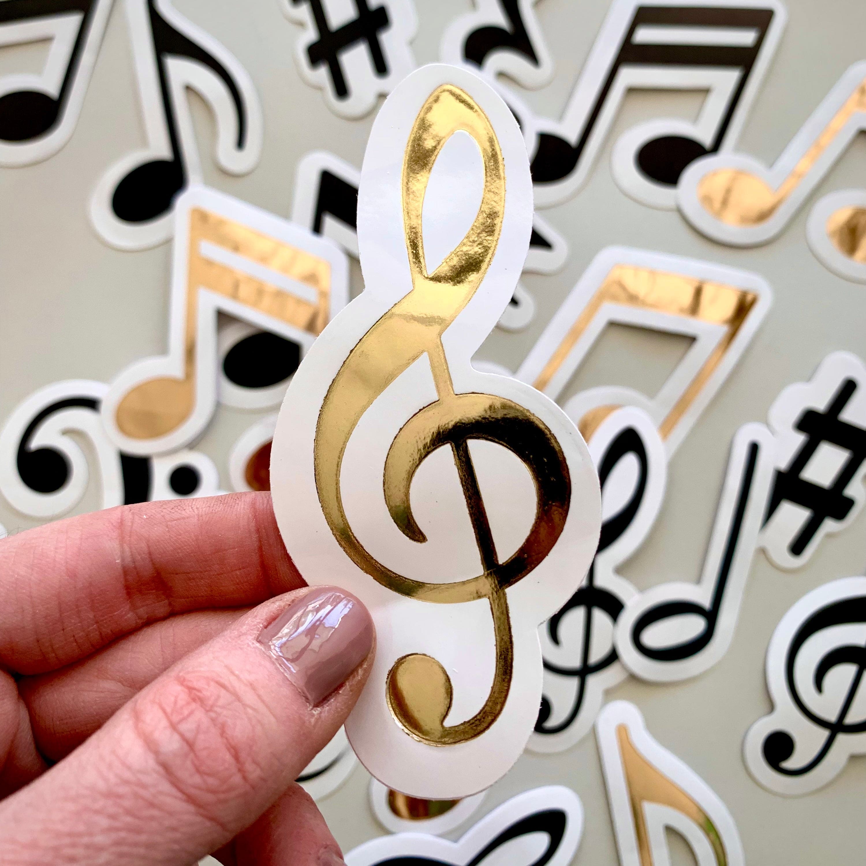  Scrapbook Stickers - Music Notes Die Cut Sticker Pack、mySite、ghnorth