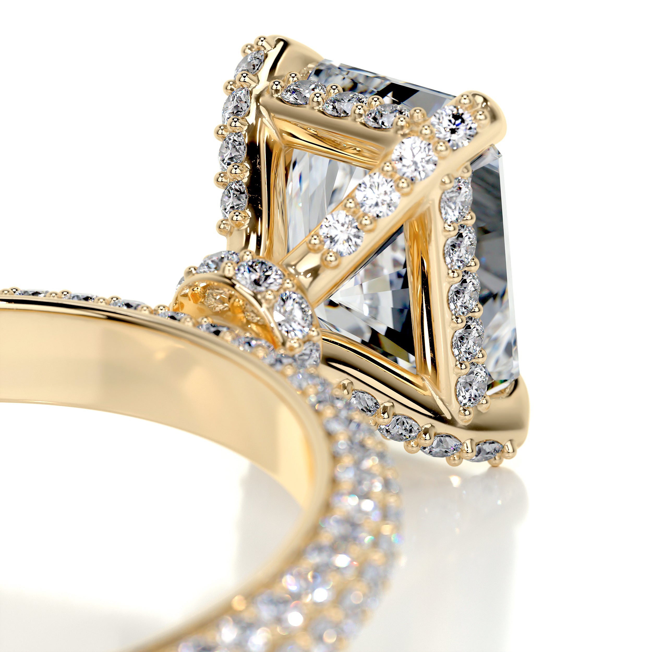 Milly Diamond Engagement Ring -18K Yellow Gold、mySite、hinf8tx79