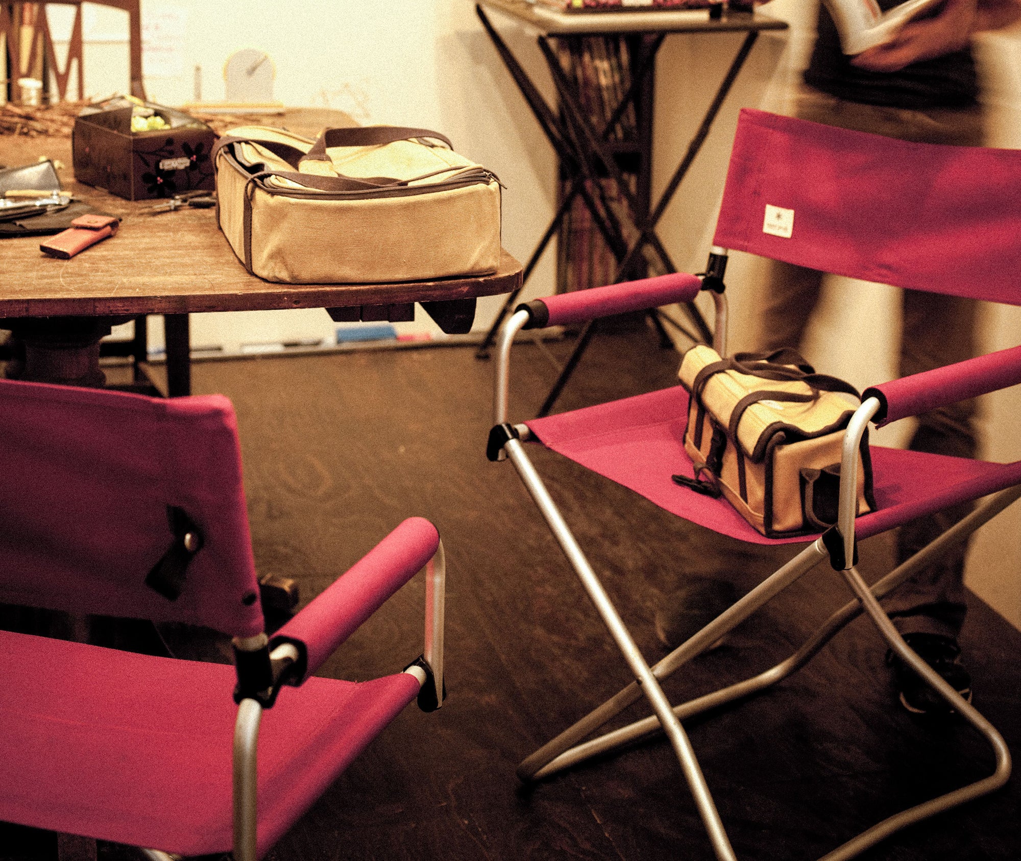 Folding Wide Chair - Red、mySite、topwebapps