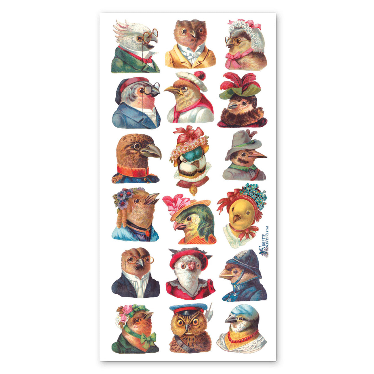  Dressed Birds Stickers、mySite、ghnorth