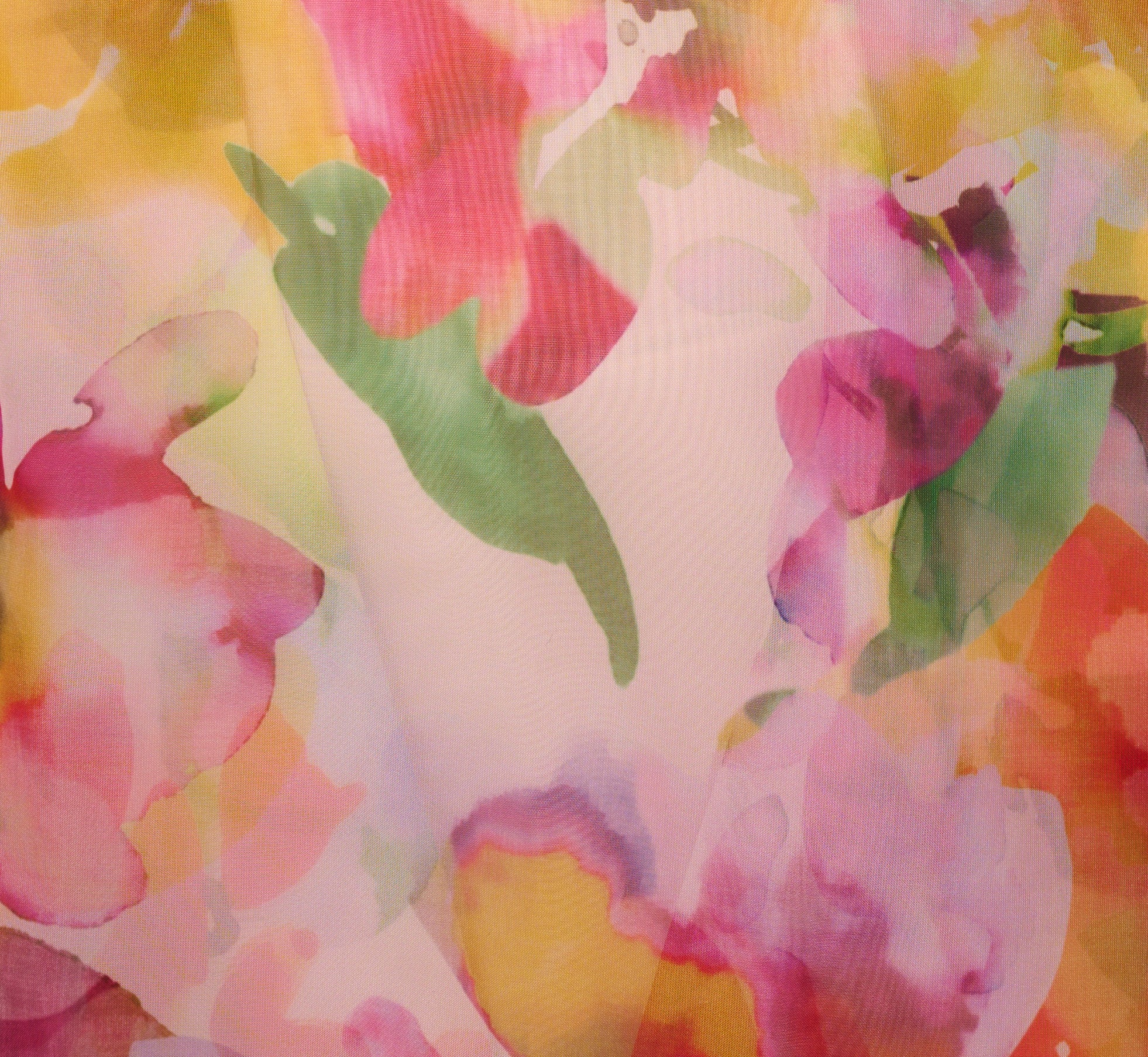 Plus Size Sleeveless Floral Organza Collared High Low Dress In Pink Multi、mySite、solidvoid