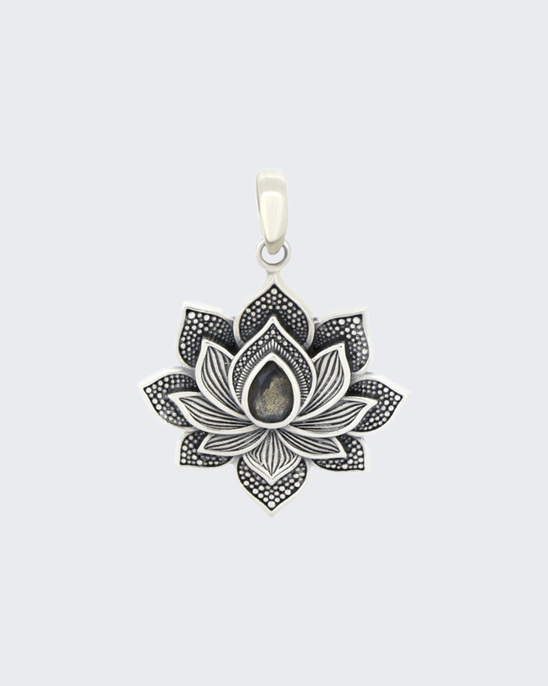 Blooming Lotus Labradorite Pendant、mySite、topwebapps