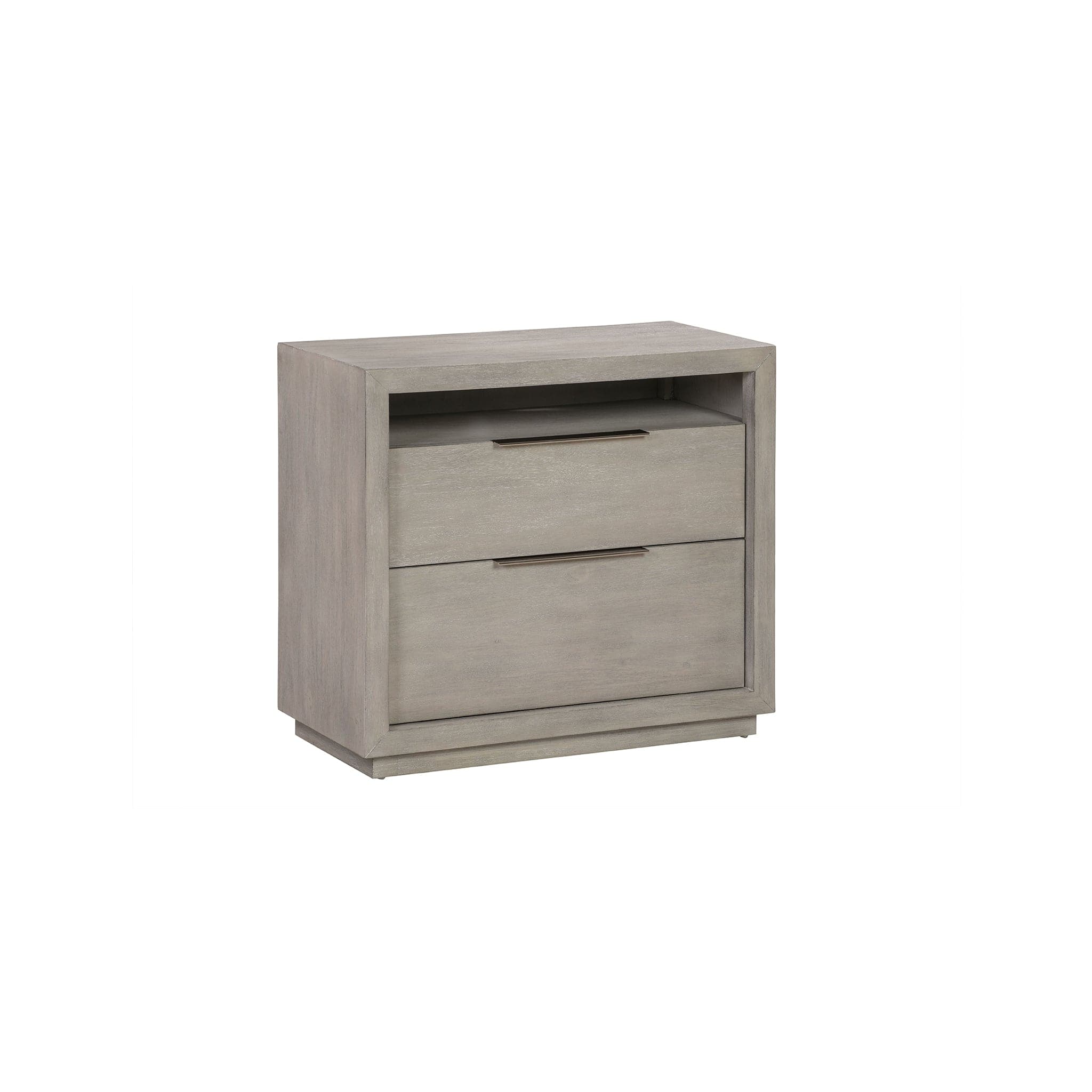 Oxford 2 Drawer Nightstand with Shelf、mySite、neckold