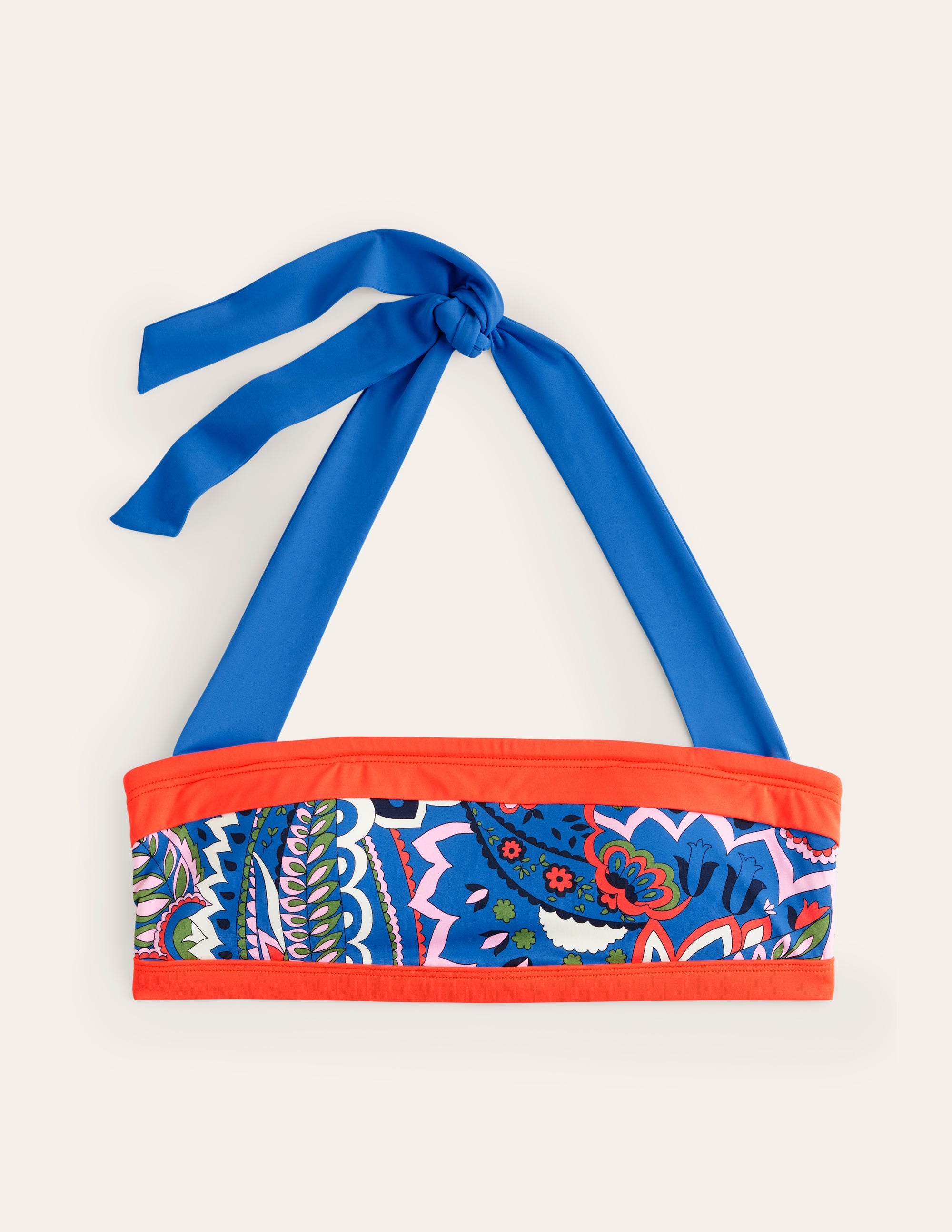  Santorini Bikini Top-Blue, Foliage Paisley、mySite、ashleygrahame