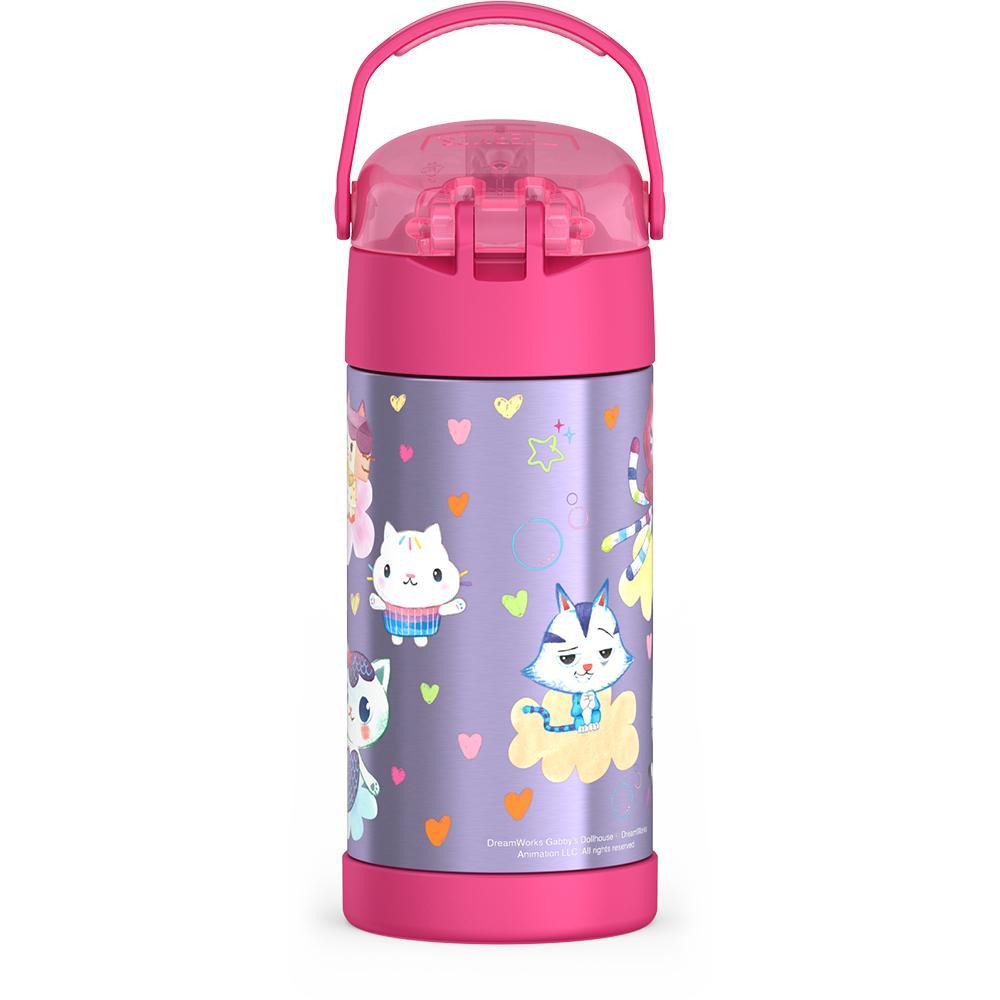 12oz FUNTAINER® WATER BOTTLE GABBY'S DOLLHOUSE、mySite、noshort