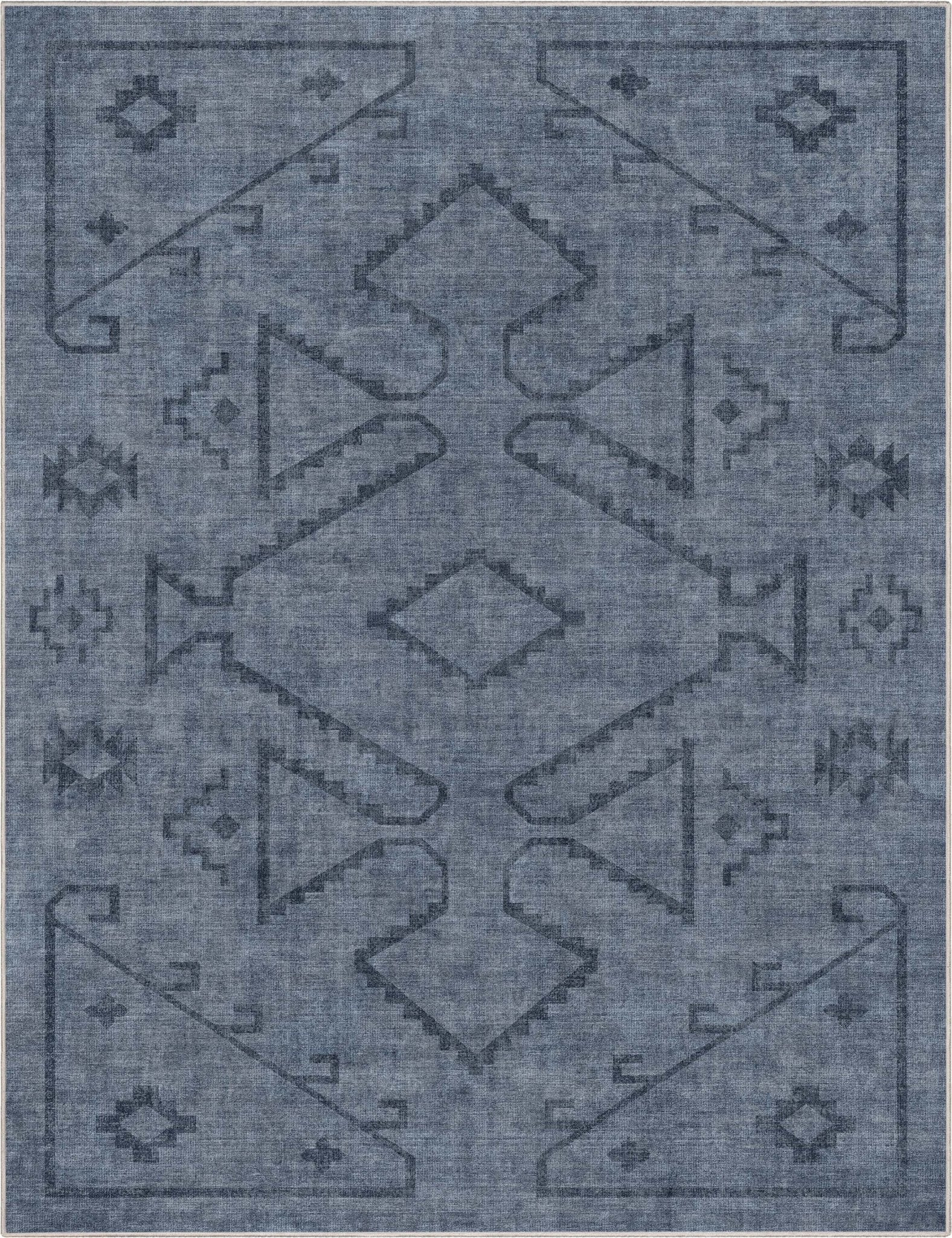 Bottineau Distressed Southwestern Flat-Weave Rug、mySite、gigharbornorthrealestate