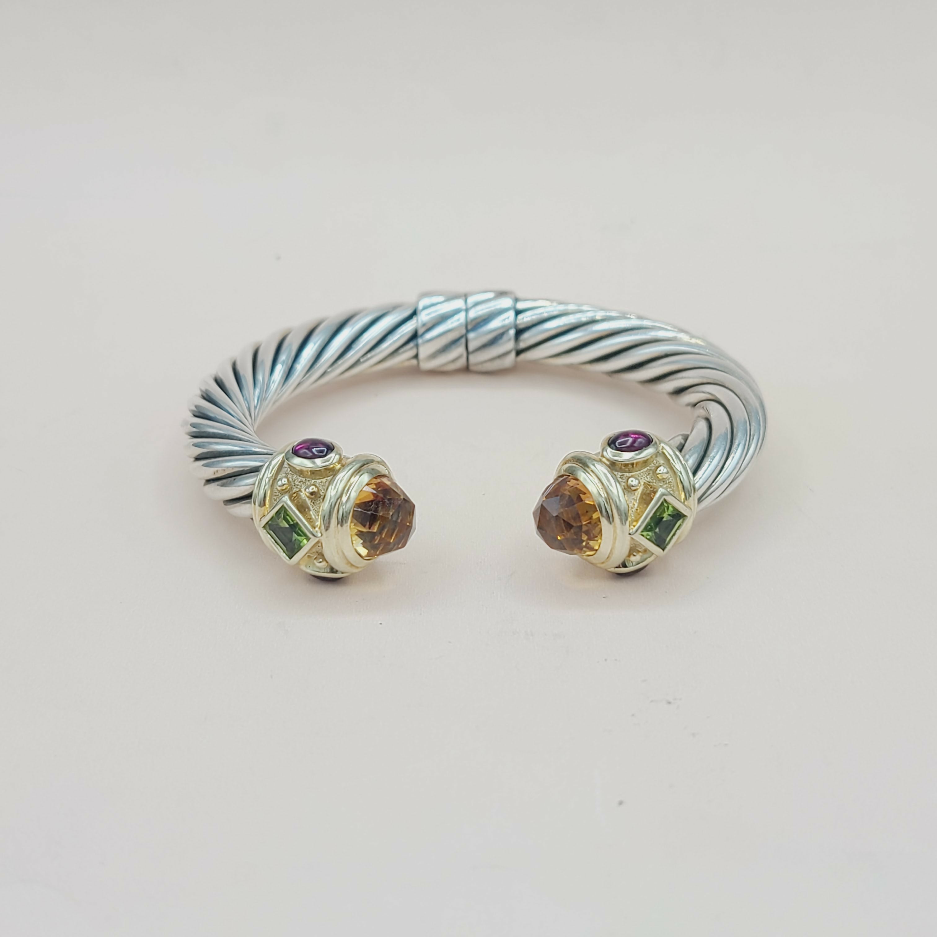 David Yurman Renaissance Bracelet Citrine, Peridot & Garnet、mySite、hinf8tx79
