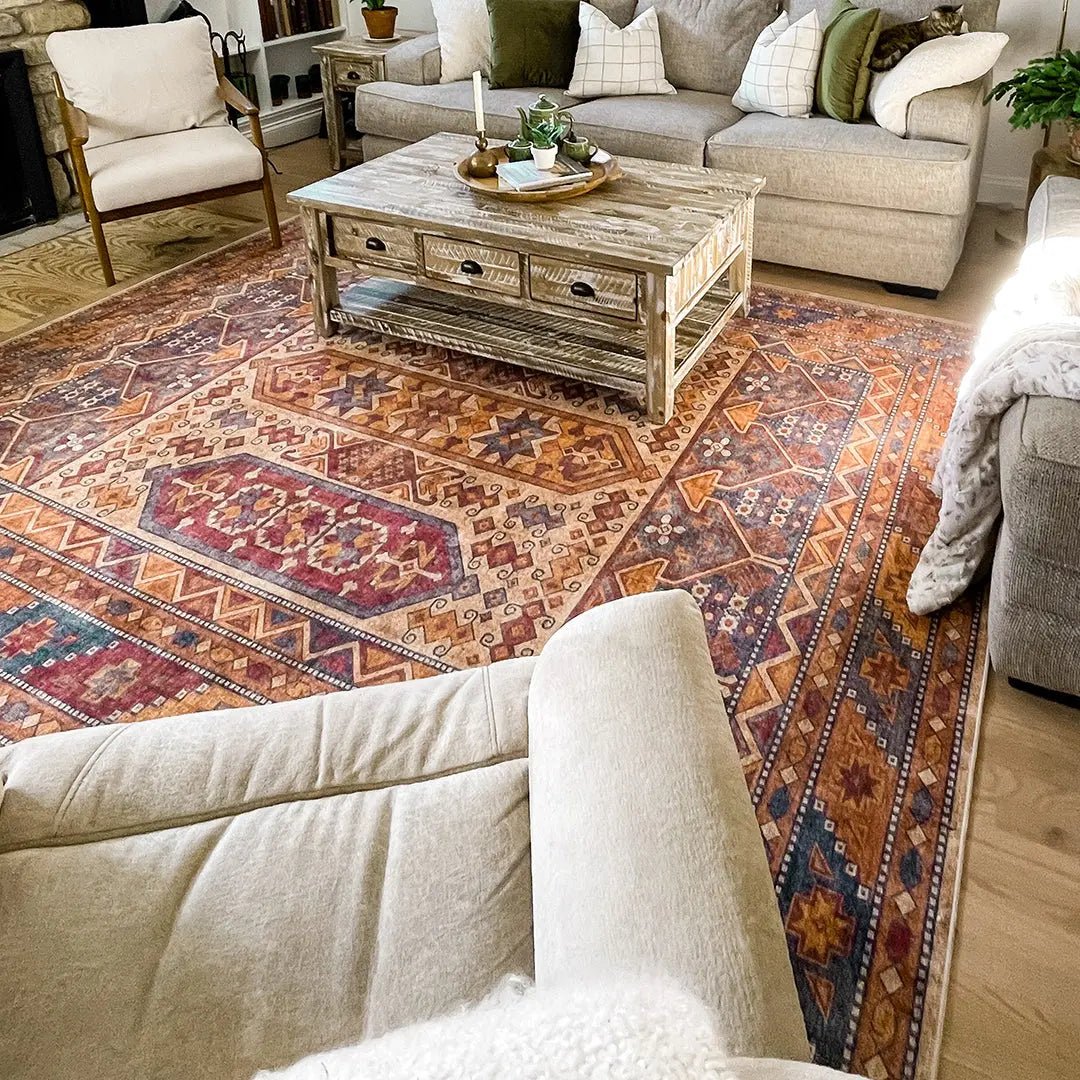 Praha Vintage Global Tribal Flat-Weave Rug、mySite、gigharbornorthrealestate
