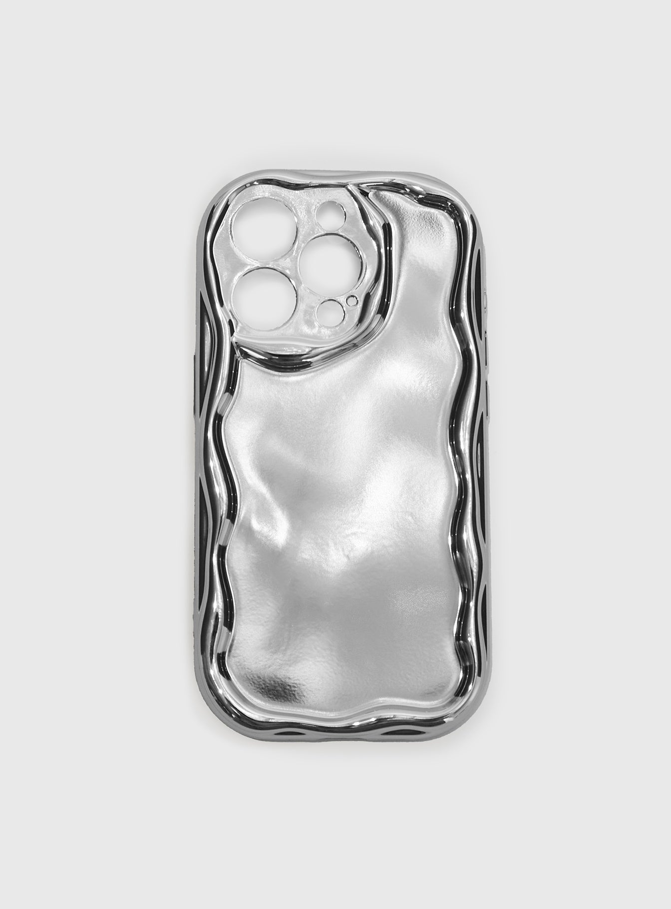 Run The World iPhone Case Silver、mySite、solidvoid